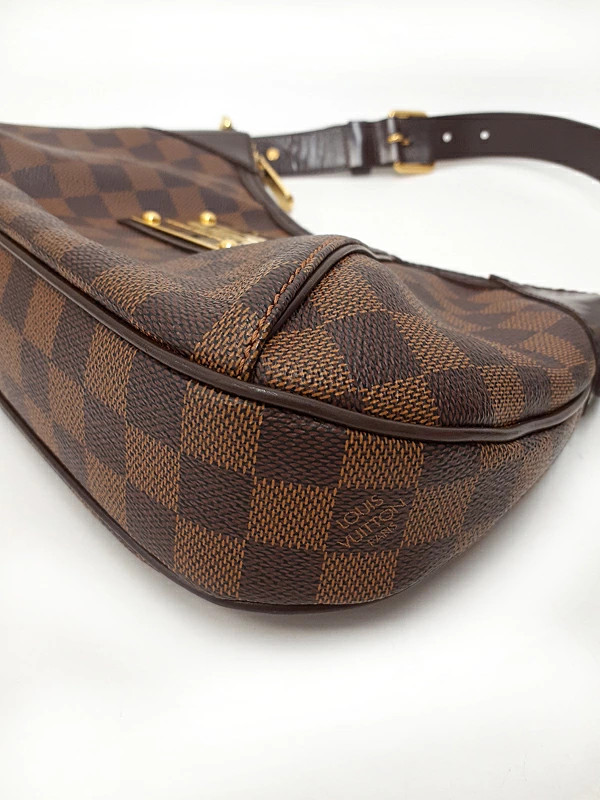 Louis Vuitton Damier Thames PM N48180 Canvas Red Shoulder Bag Women’s #TB3564