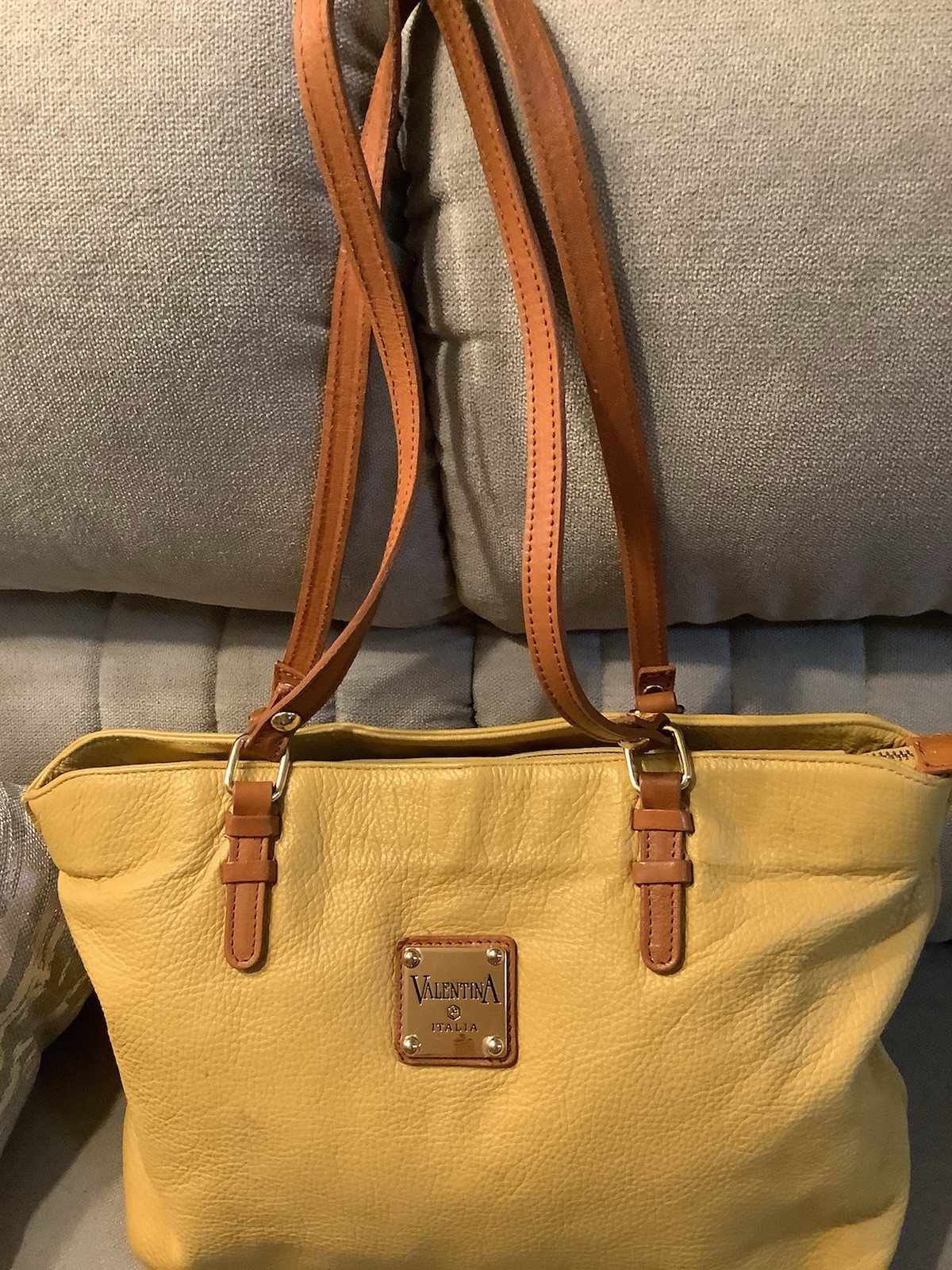 Valentina Hand Or Shoulder Bag Yellow