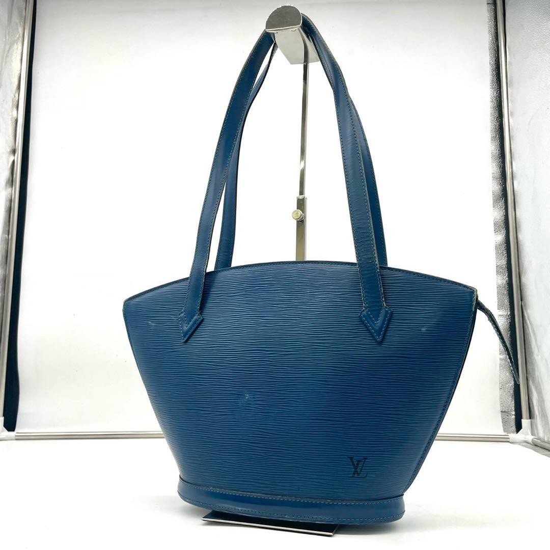 Louis Vuitton Saint Jacques Blue Epi Leather Tote Bag – Great Condition – Auth