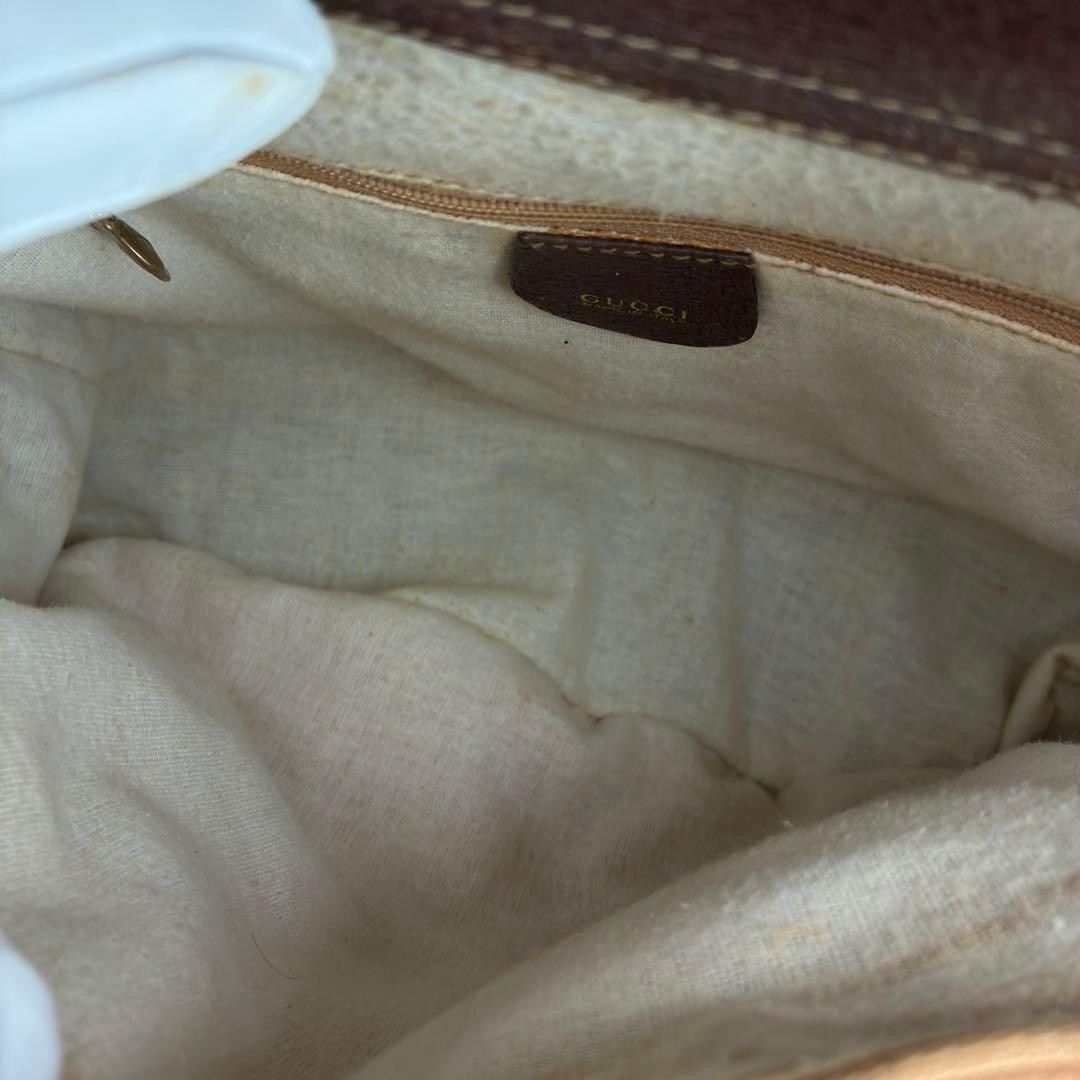Authentic GUCCI Diana Bamboo Leather Tote Bag Brown 28cm x 34cm x 15cm Excellent