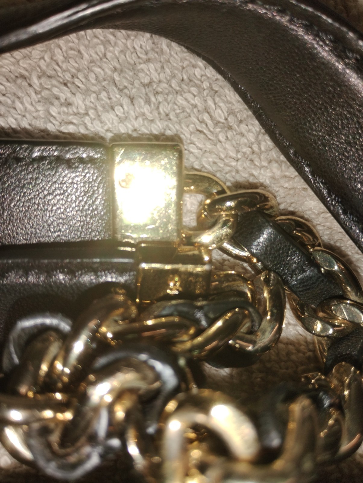 Michael Kors Susannah Black Quilted Leather Tote Bag