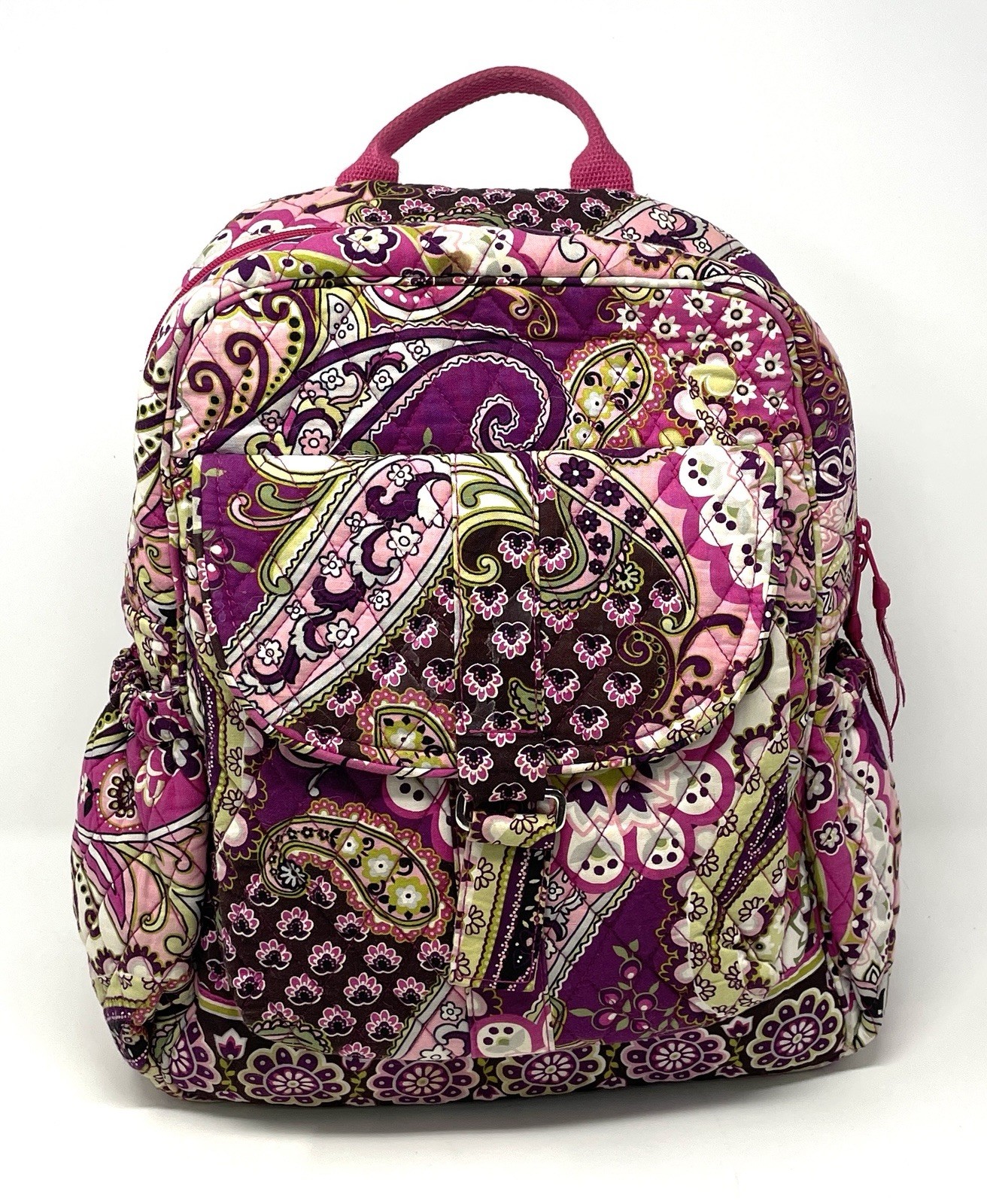 Vera Bradley Very Berry Paisley Backpack **READ DESCRIPTION **