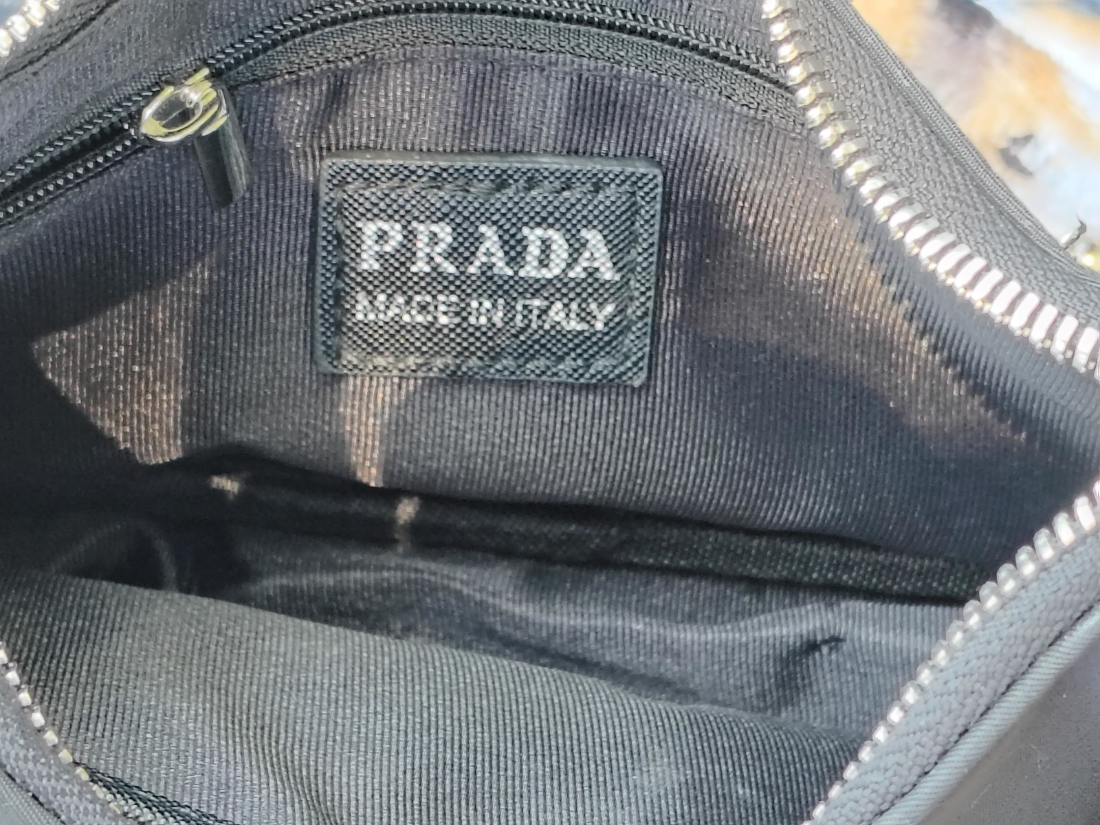 Prada Re-Edition 2005 Re-Nylon And Saffiano Mini Bag In Nero With Cert. Of Auth.