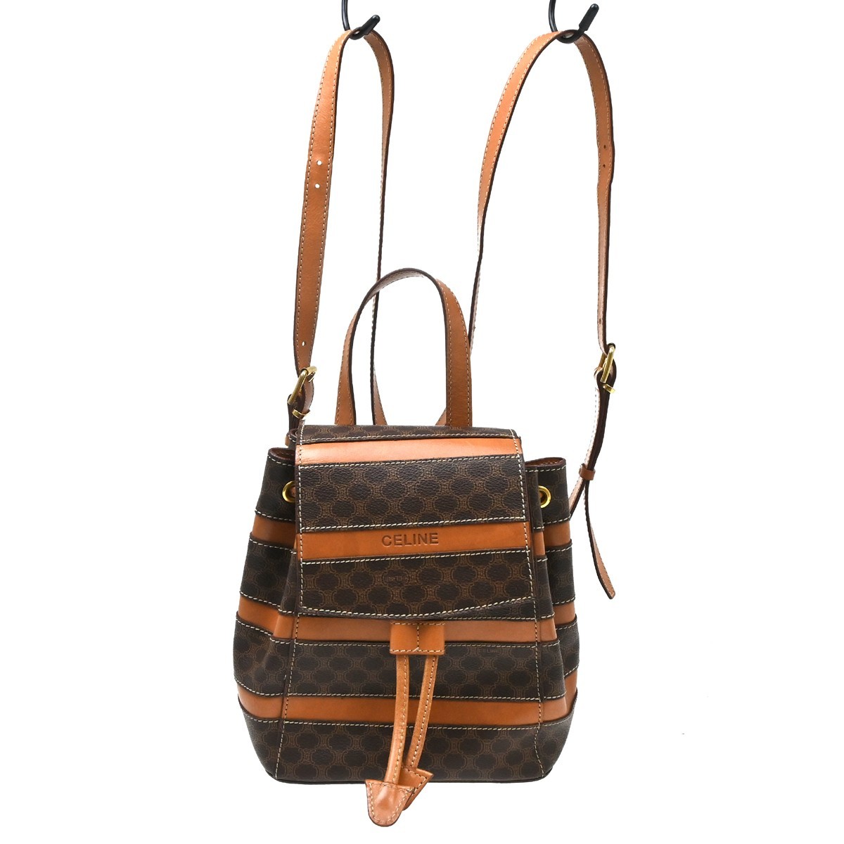 Celine Brown Macadam Backpack M95* NQ09798