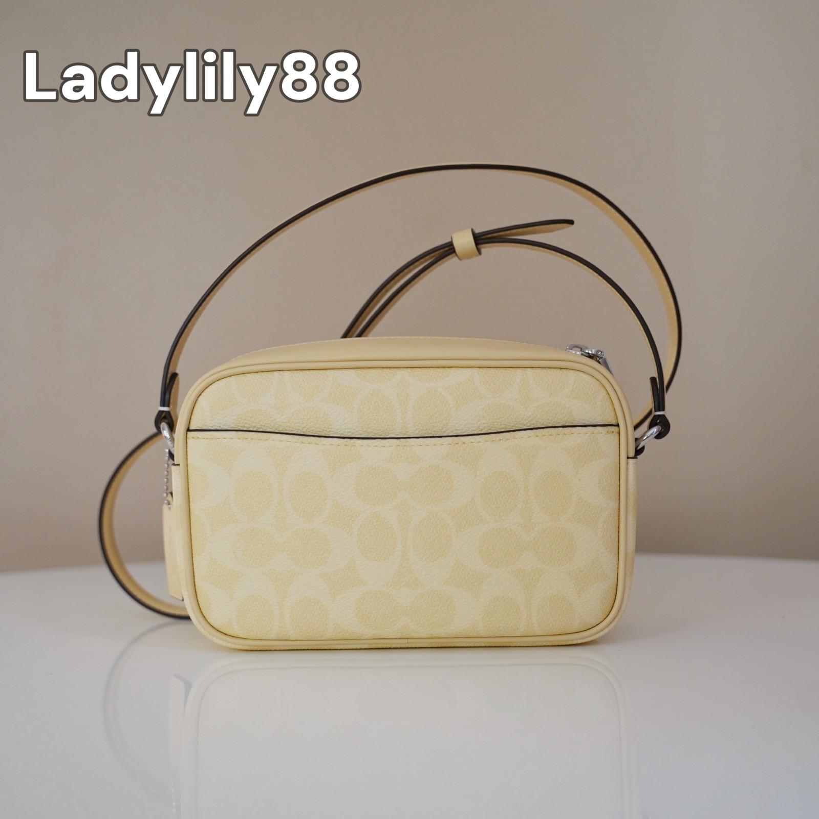 NWT Coach CY752 Mini Jamie Camera Bag In Signature Coated Canvas Color Opt $278