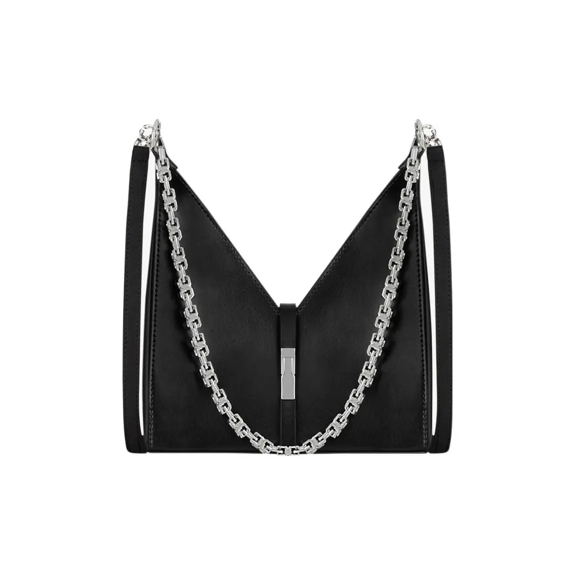GIVENCHY cut-out G-cube chain one-shoulder bag small women’s 10.6×2.5×10.6 in