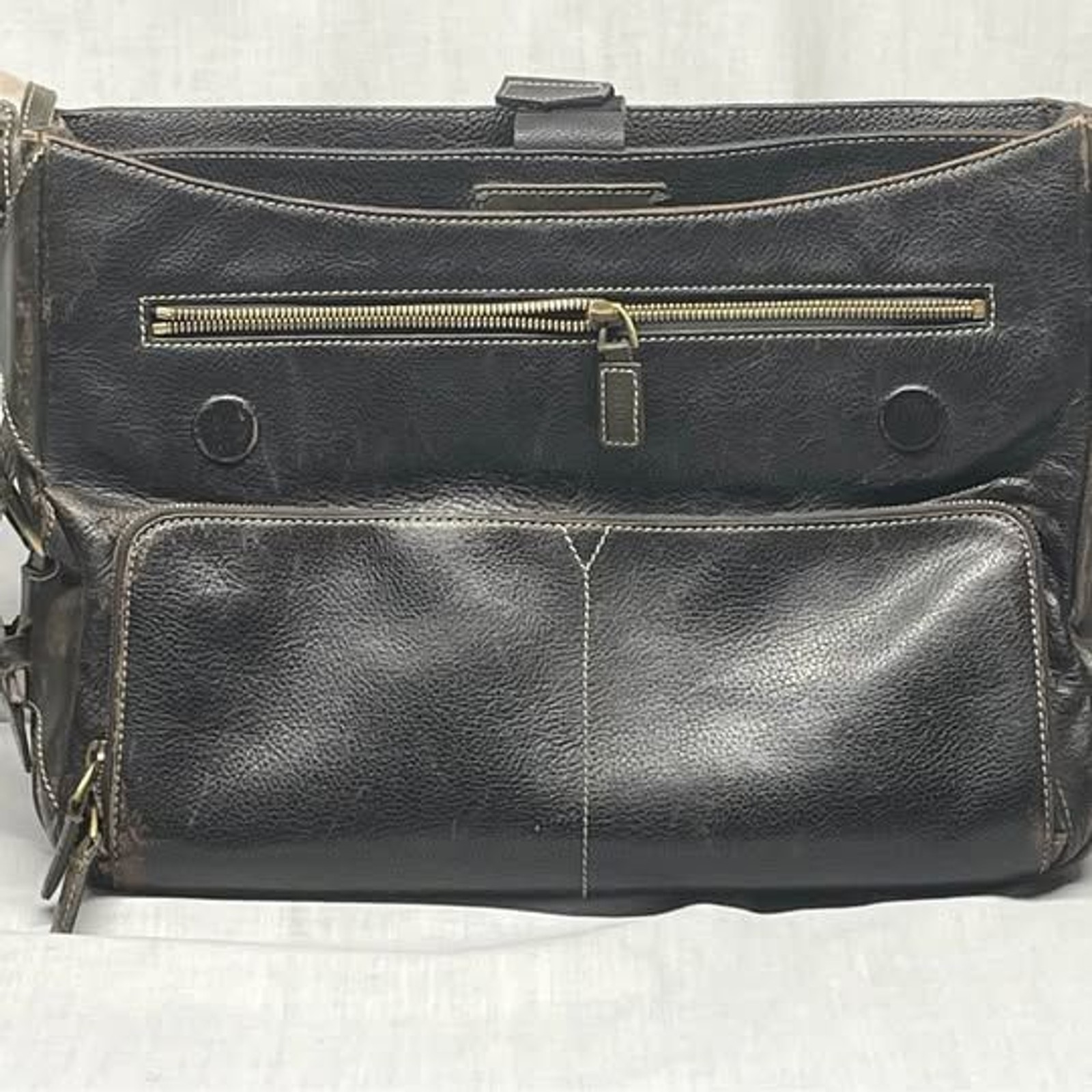 Cole Haan Leather Men’s Office, Laptop, Business, Messenger / Briefcase Bag