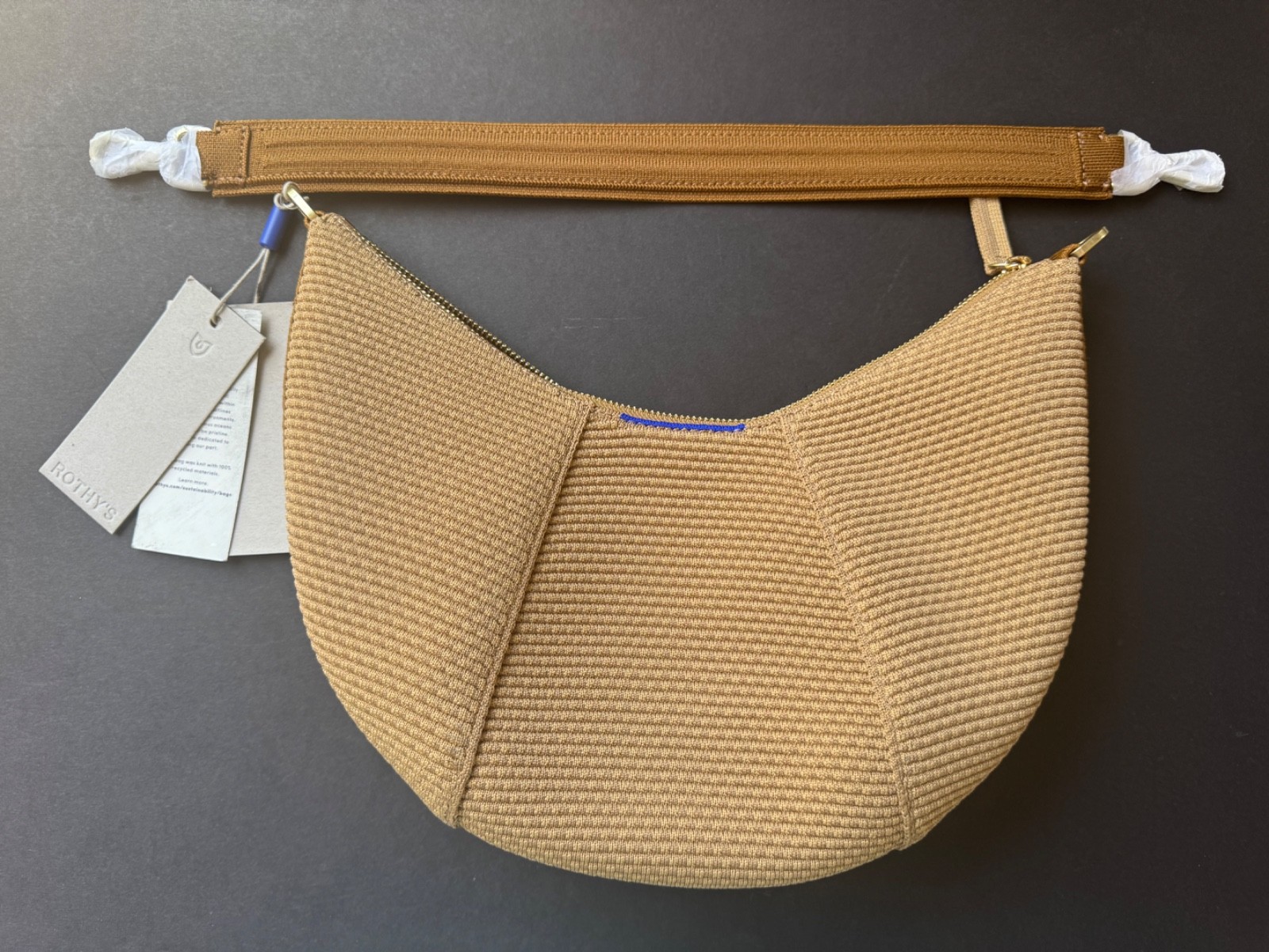 Rothys The Crescent Bag – Hazelnut Color NWT