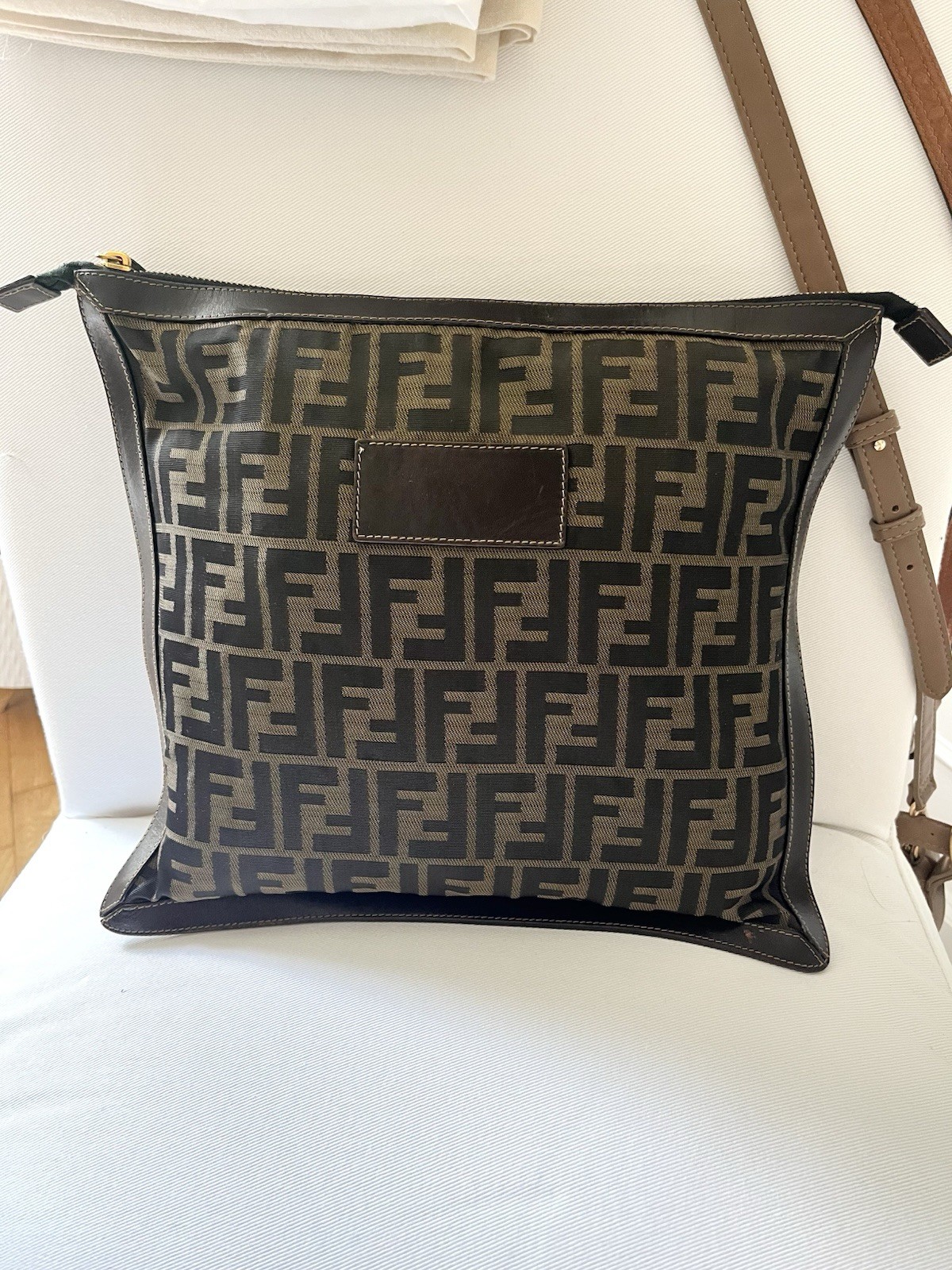 Fendi Zucca Clutch Purse