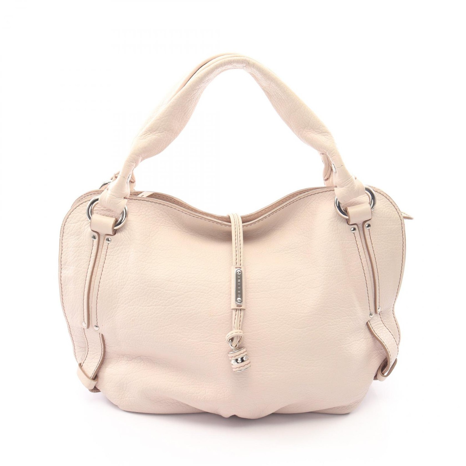 CELINE Bittersweet Handbag leather Pink Used Women
