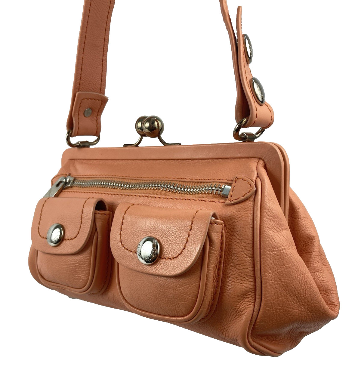 Marc Jacobs Kiss Lock Handbag Vintage Made in Italy