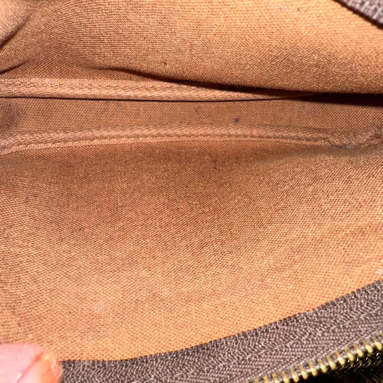 Louis Vuitton Monogram Canvas Pochette Mini Bag Vintage Authentic