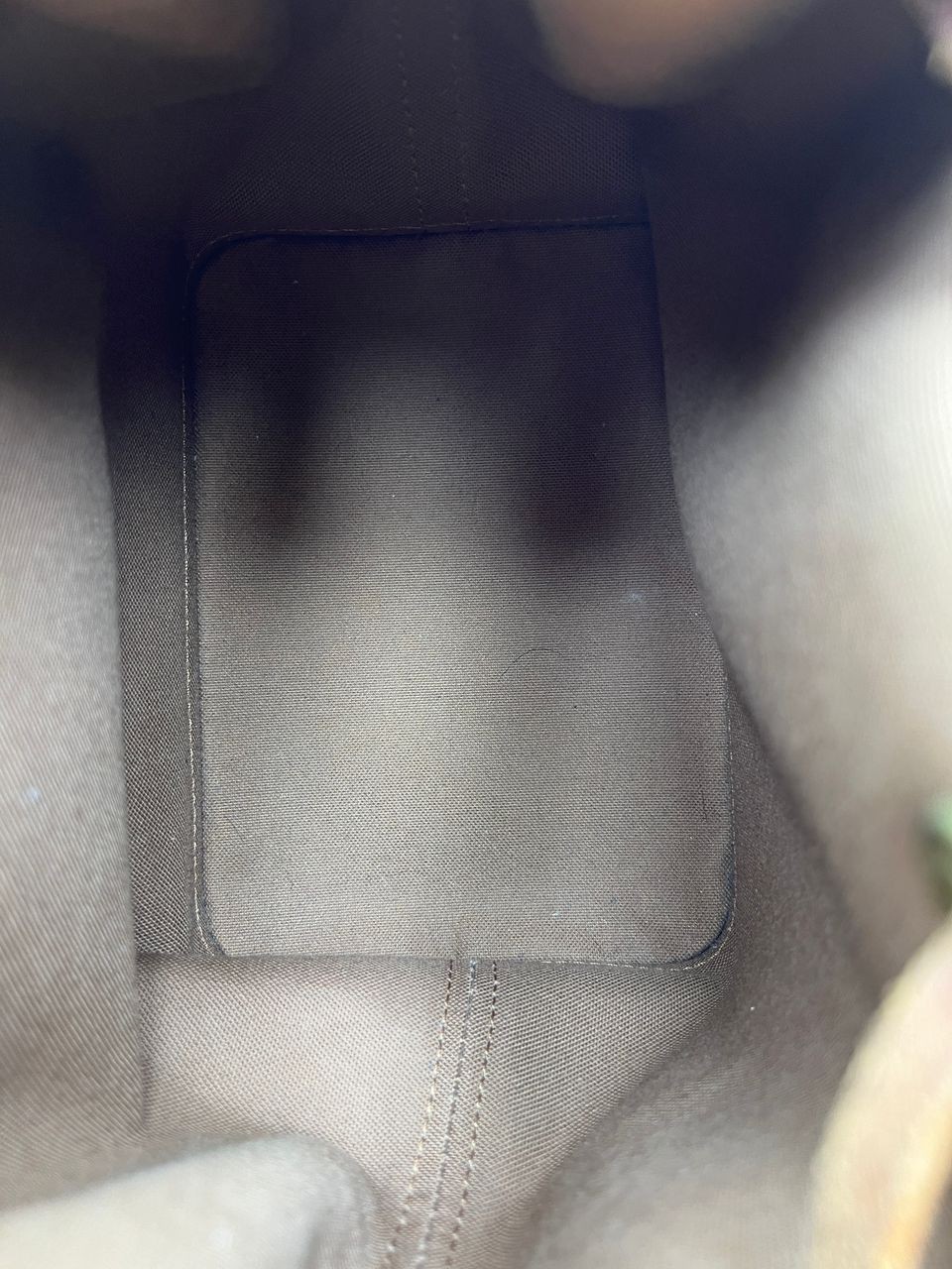 Louis Vuitton Nano Noé leather handbag