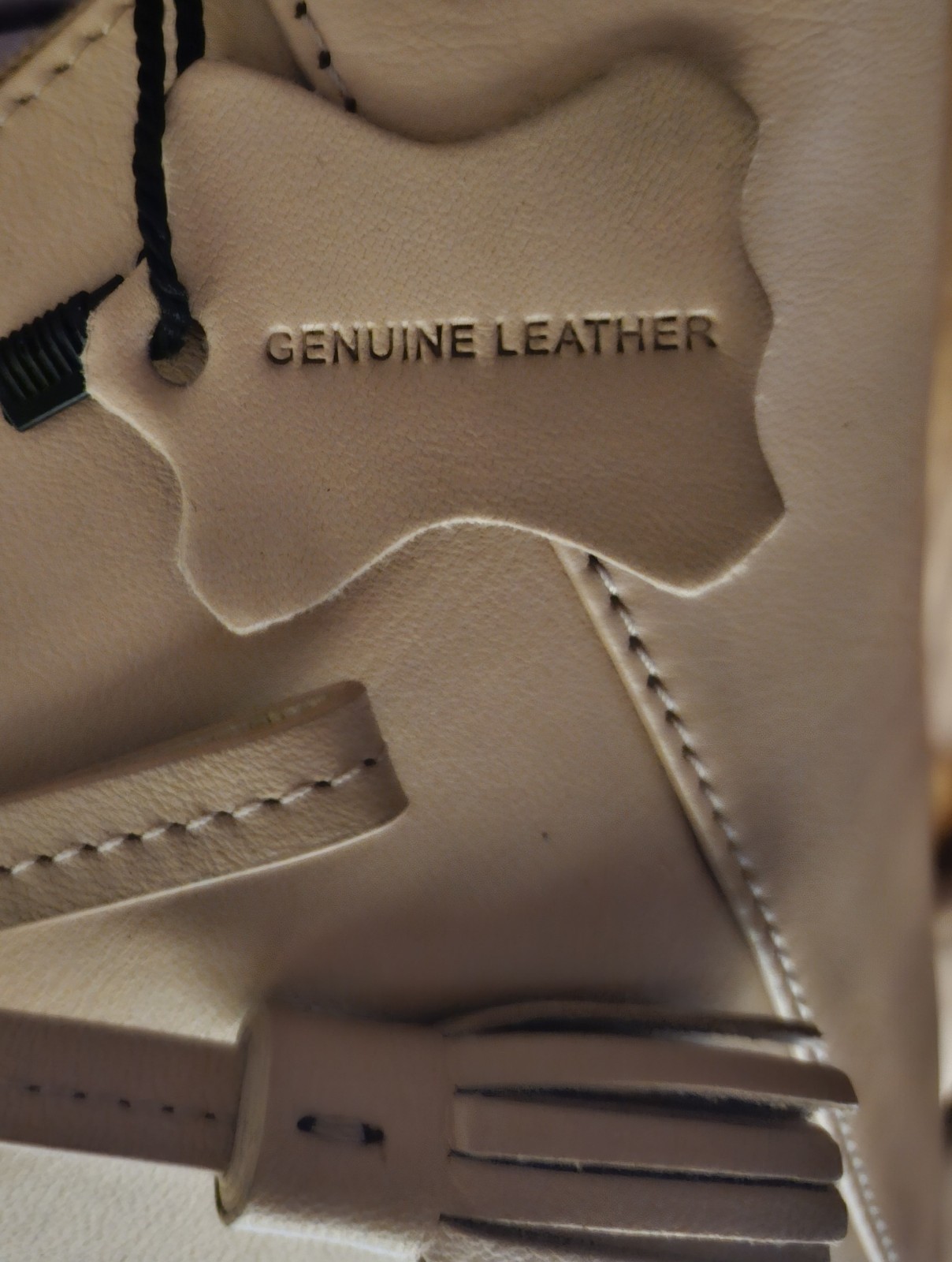 Beige Genuine leather 2 piece large all occasion purse pocketbook & wallet New