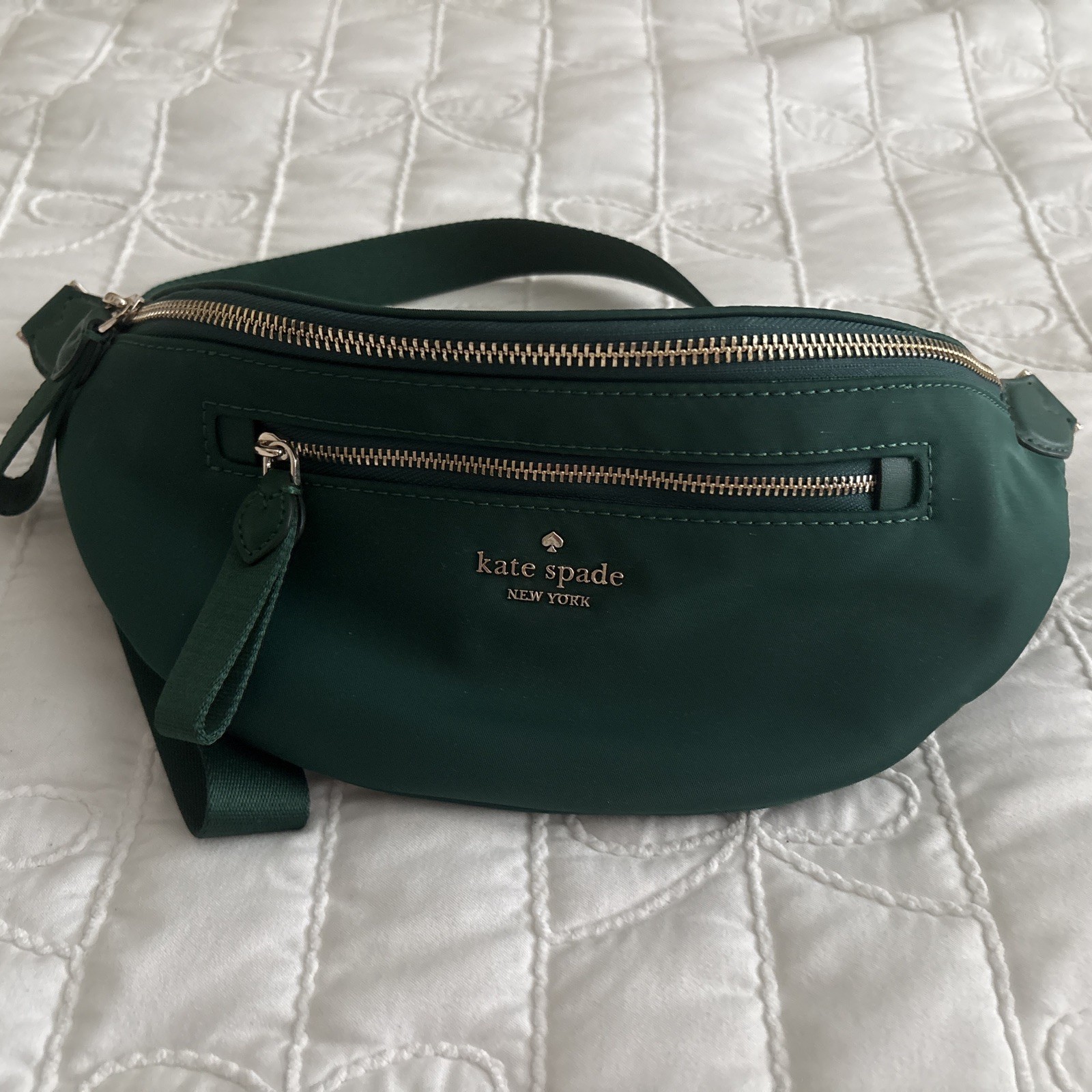 Kate Spade Chelsea Nylon Belt Bag Fanny Pack – Deep Jade