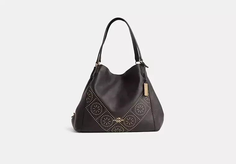 Coach studded Edie Shoulder Bag 31 NWOT CGW86