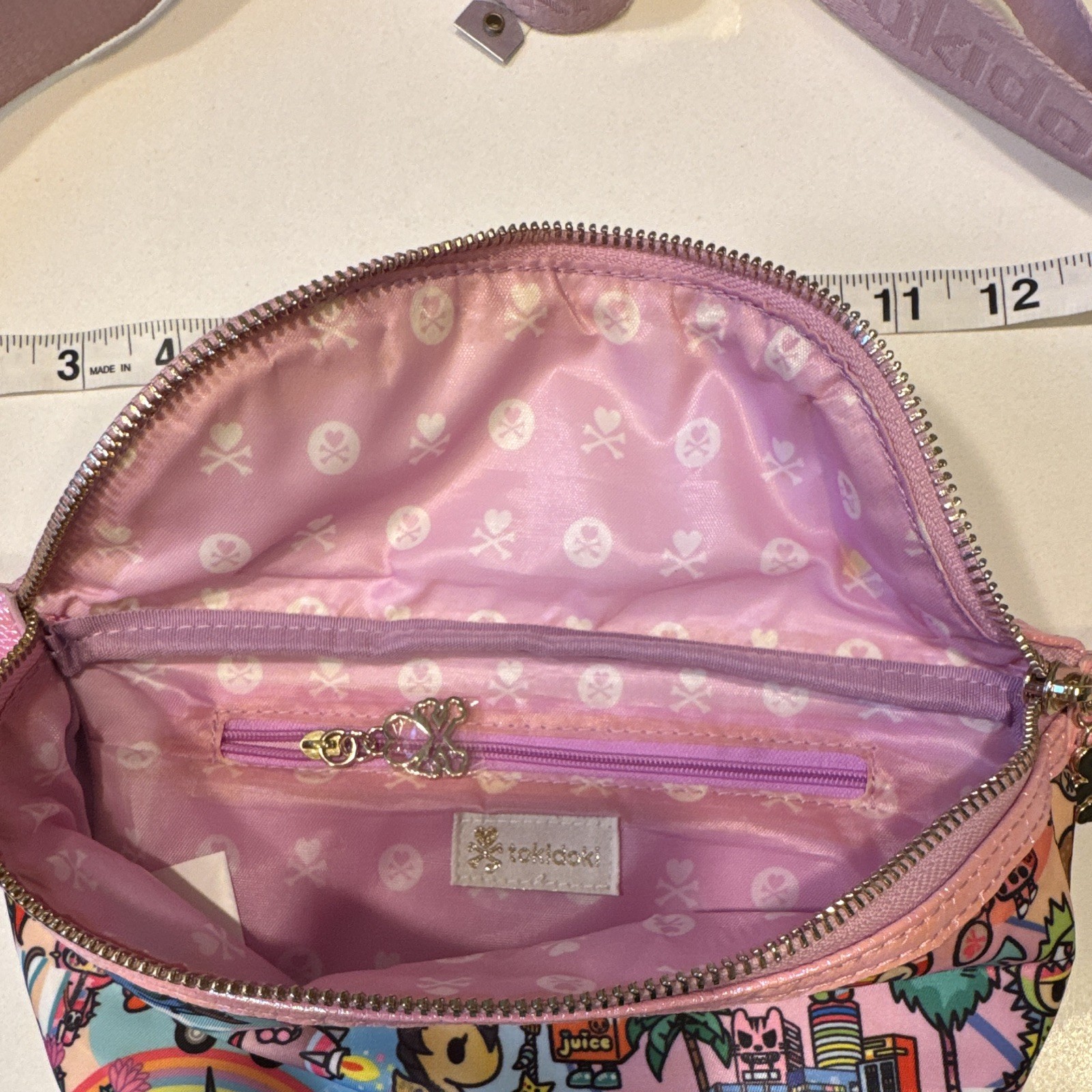 tokidoki Multicolor Hollywood/Pride Print Fanny Pack—extremely rare!
