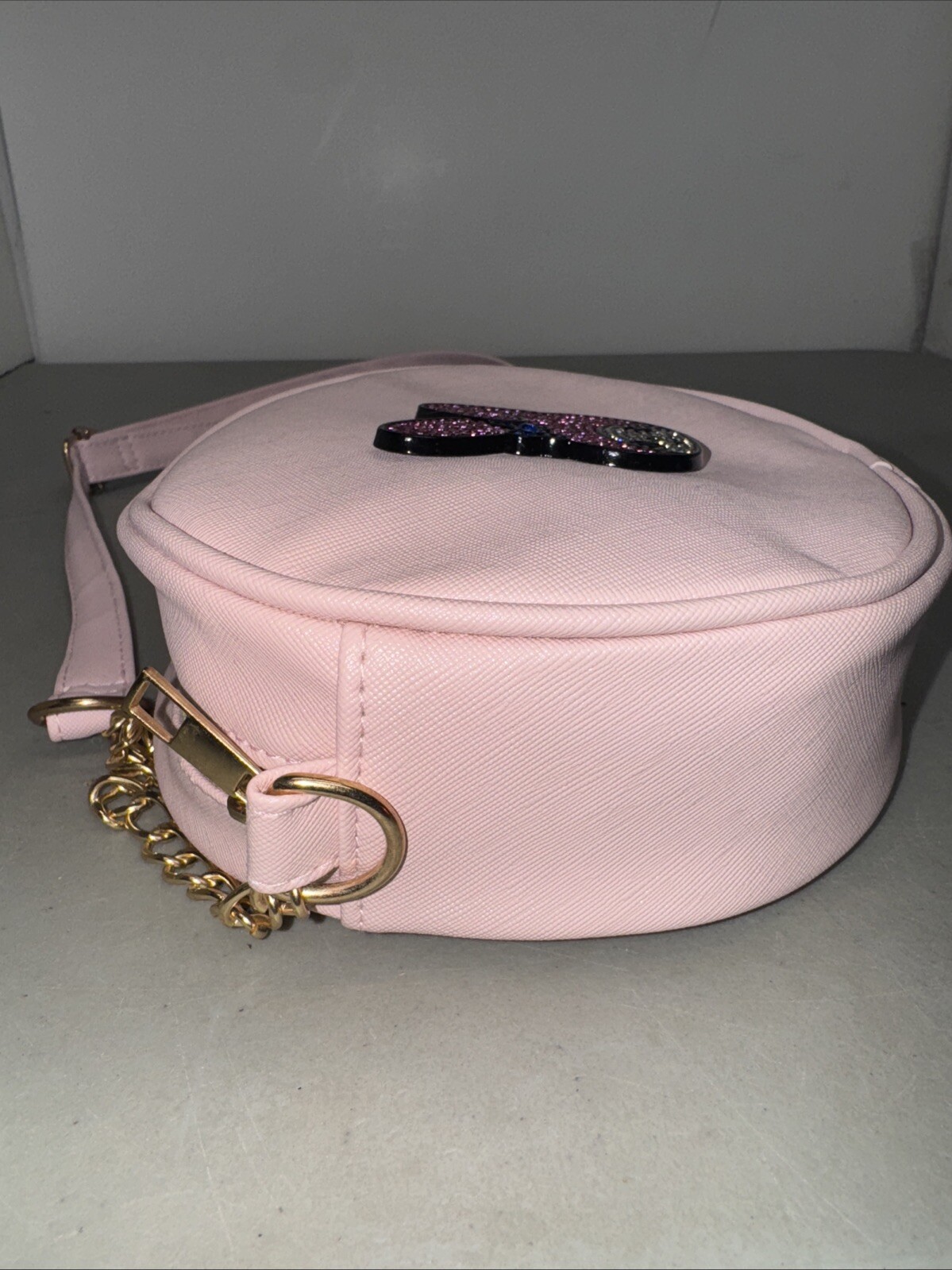 Hello Kitty My Melody Rhinestone Face Bling Bag Purse NEW Pink