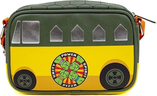 Horizontal Crossbody Bag – Teenage Mutant Ninja Turtles Party Van Hand Purse NEW