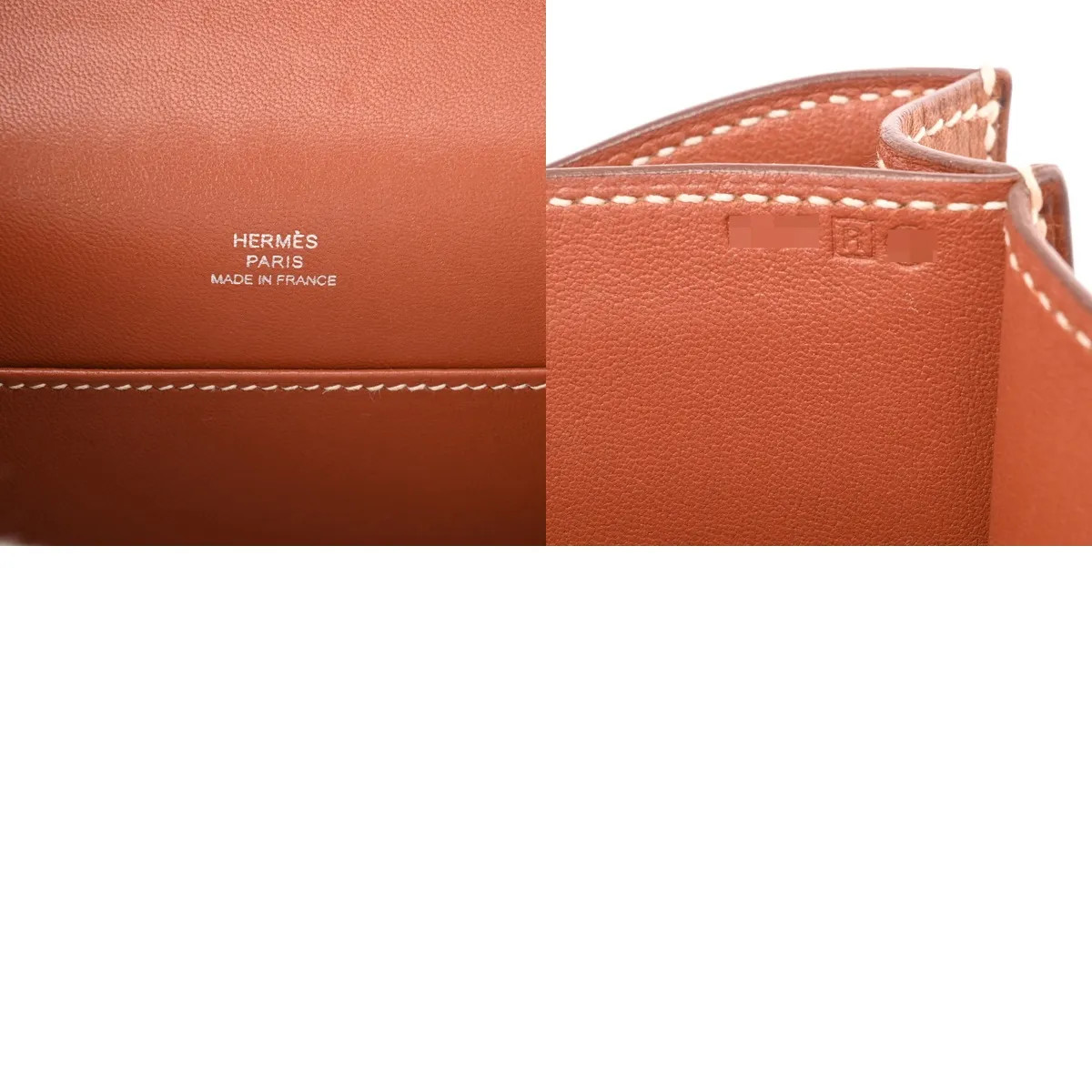 Hermes Constance3 18 Shoulder Bag Barenia Leather / Silk Multicolor #WB5684