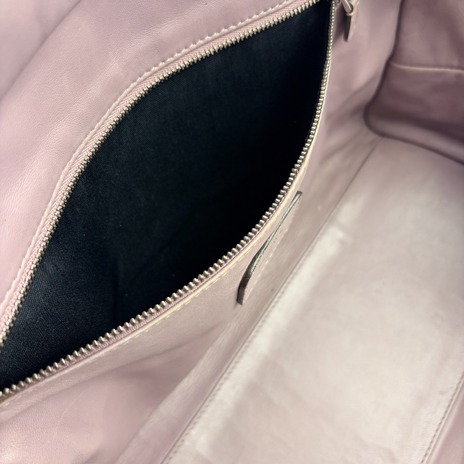 Auth LOEWE Anagram Amazona Boston Hand Bag Purple Color-block Top Handle Bag USA