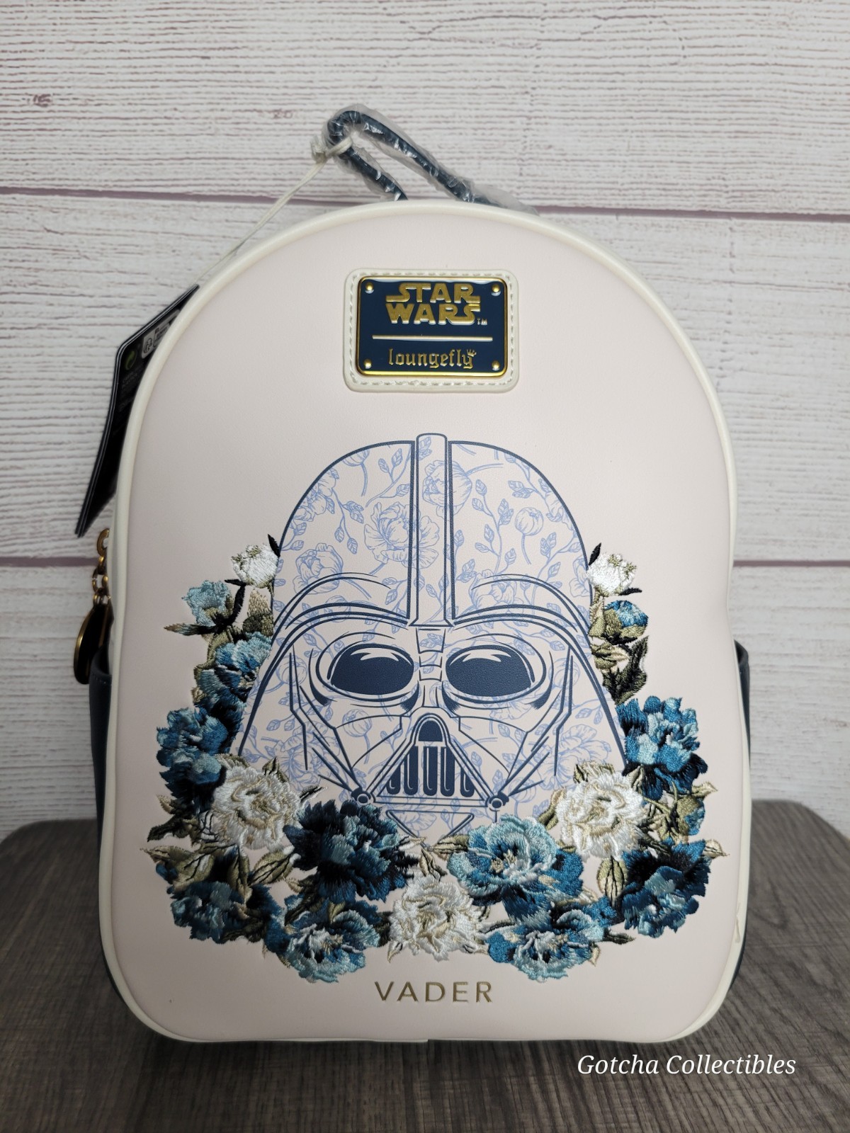 Star Wars Loungefly Darth Vader Mini Backpack Blue Floral – SUPER RARE! HTF