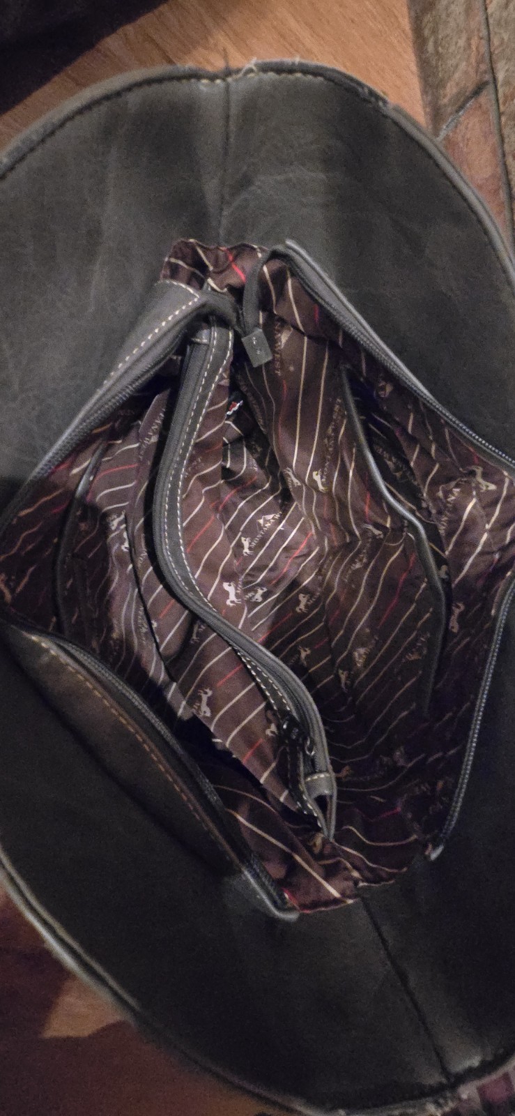 Montana West Gray Beige Studded Fringe Shoulder Bag for Women