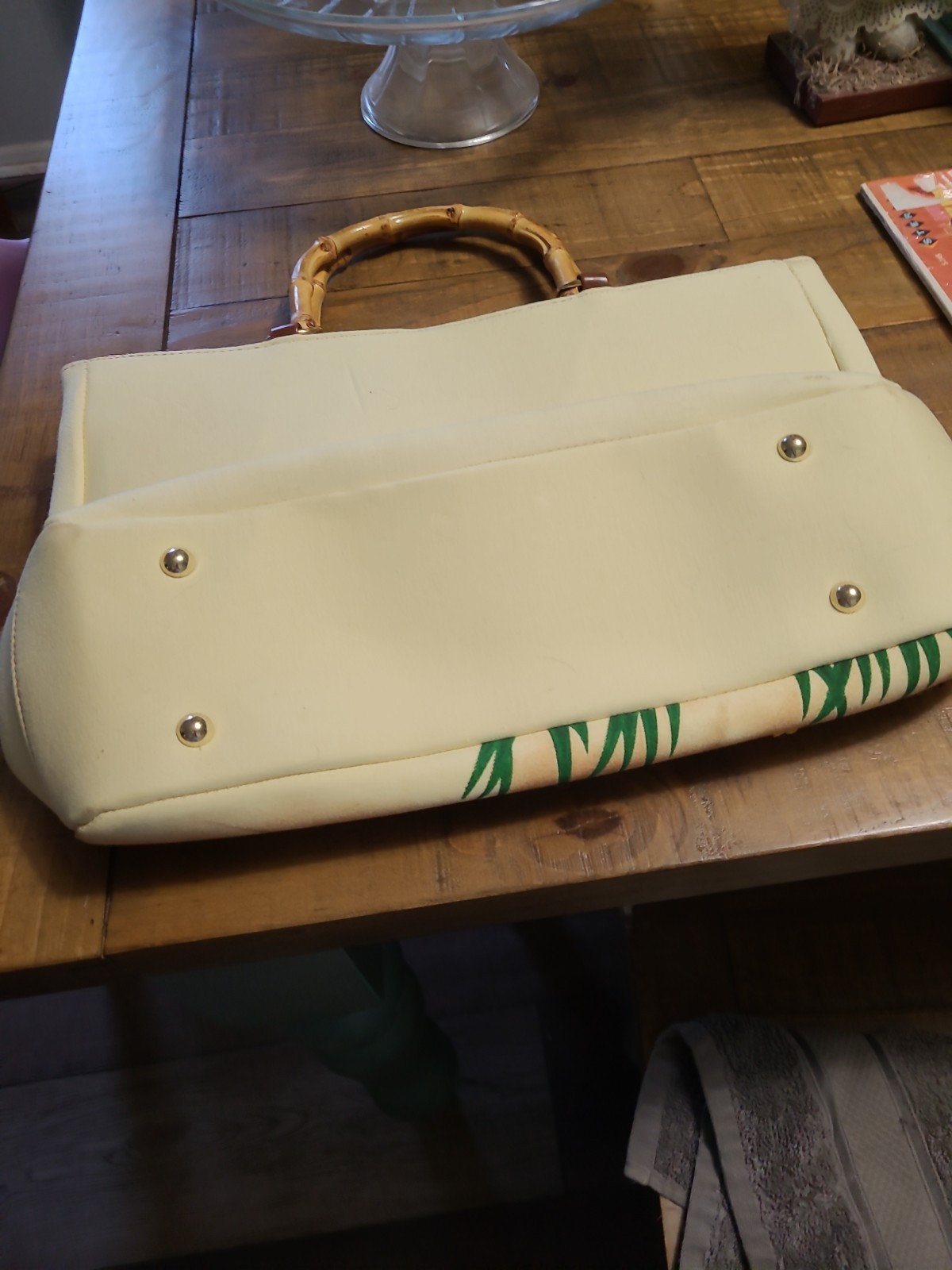 Isabella Fiore Ornate Vintage Monkey&Palm Trees Handbag