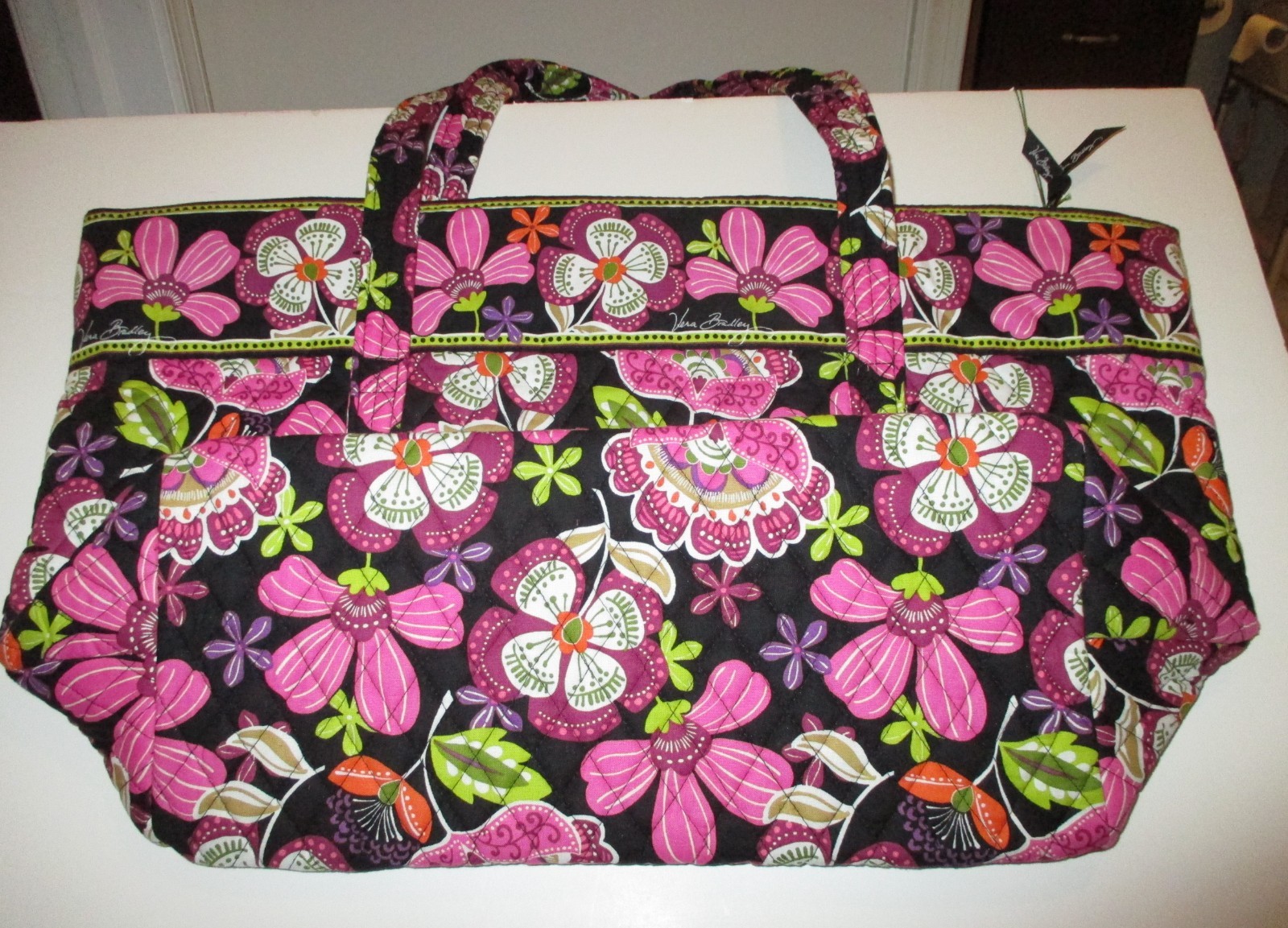 Vera Bradley Quilted Miller Bag Piroutte Pink (~15x13x8 in) NWT MSRP $85