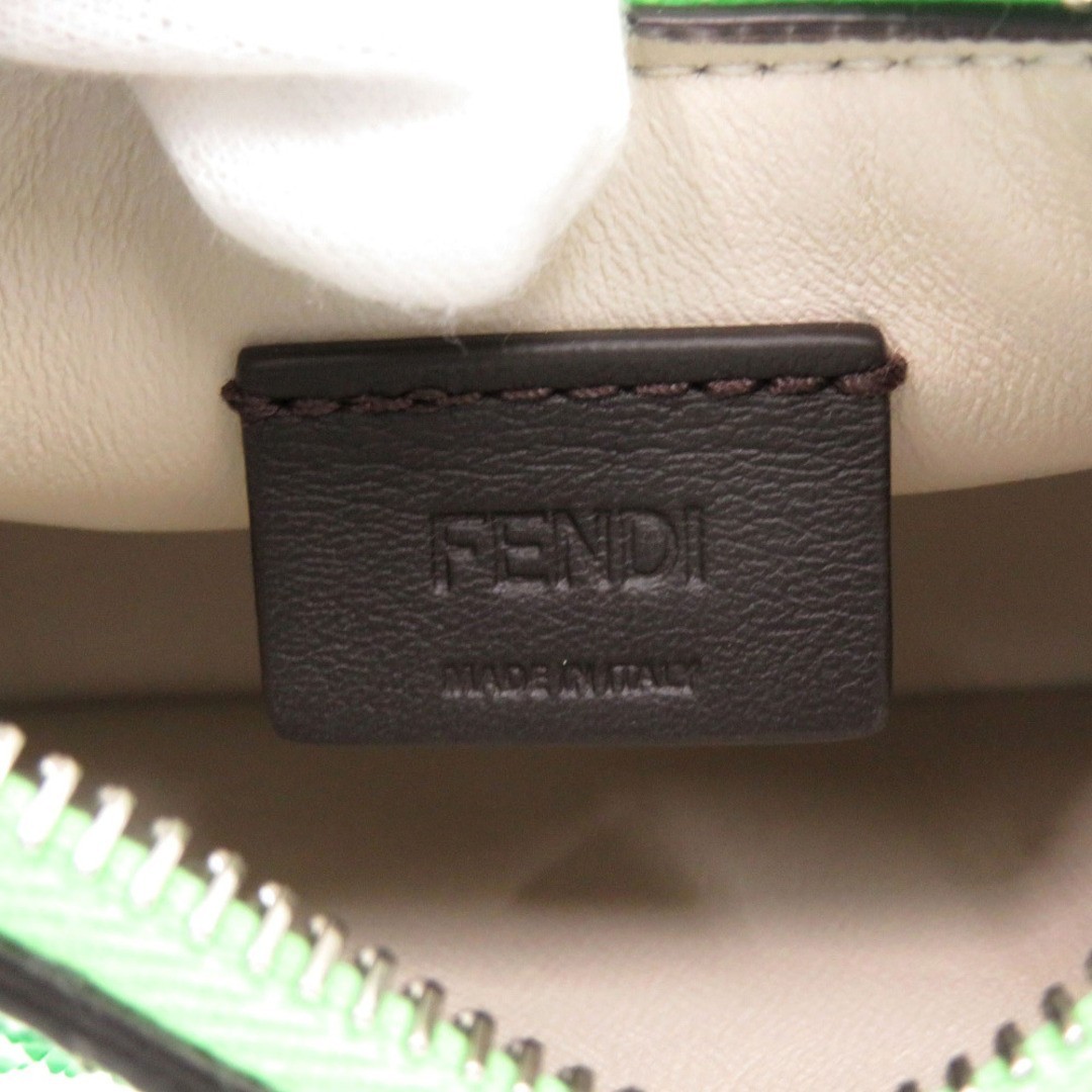 FENDI Nano Fendigraphy Green 7AS089 Mini Hobo Bag with Dust Bag from Japan Used