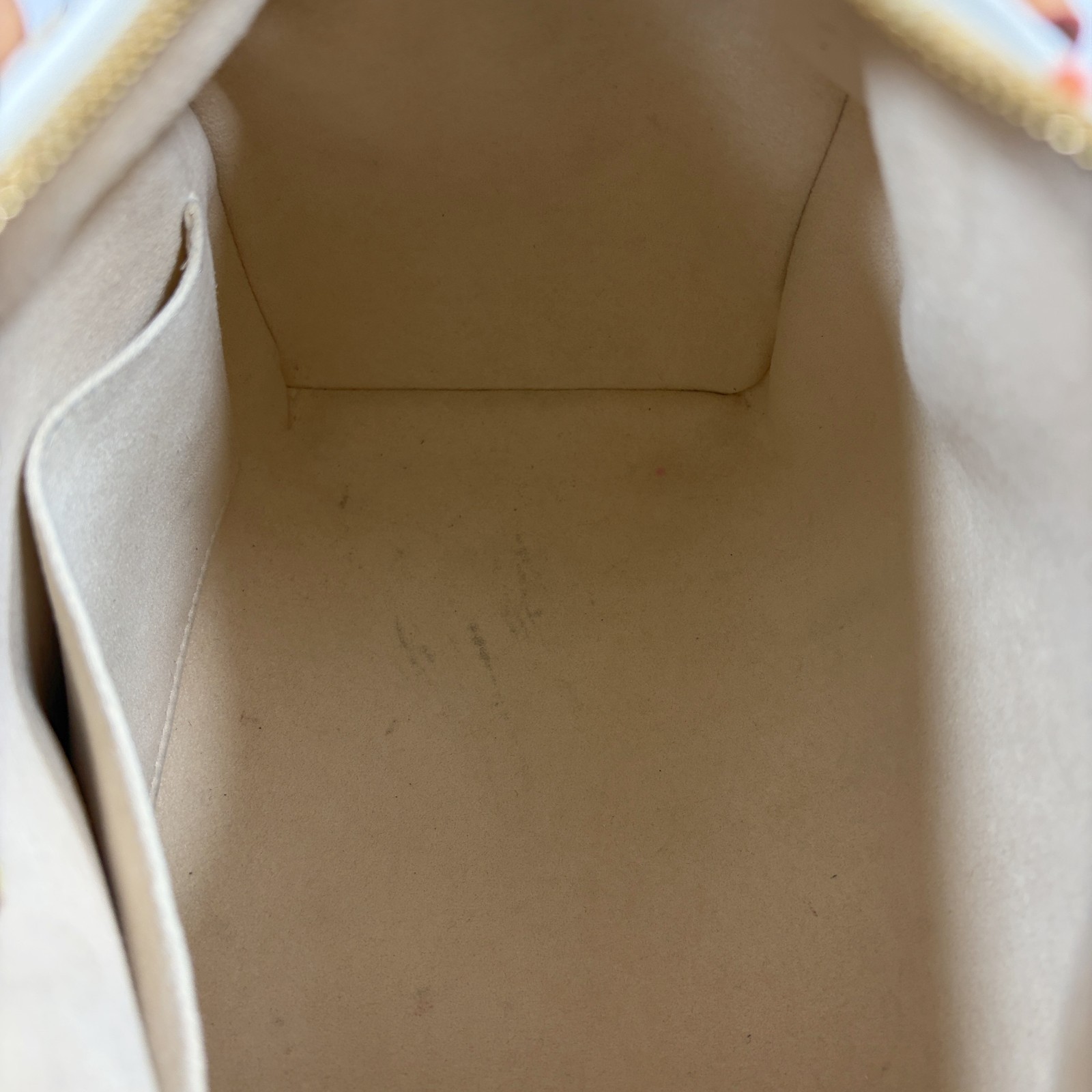 LOUIS VUITTON X Takashi Murakami Speedy 25 Bandoulière Handbag Bag White M13085