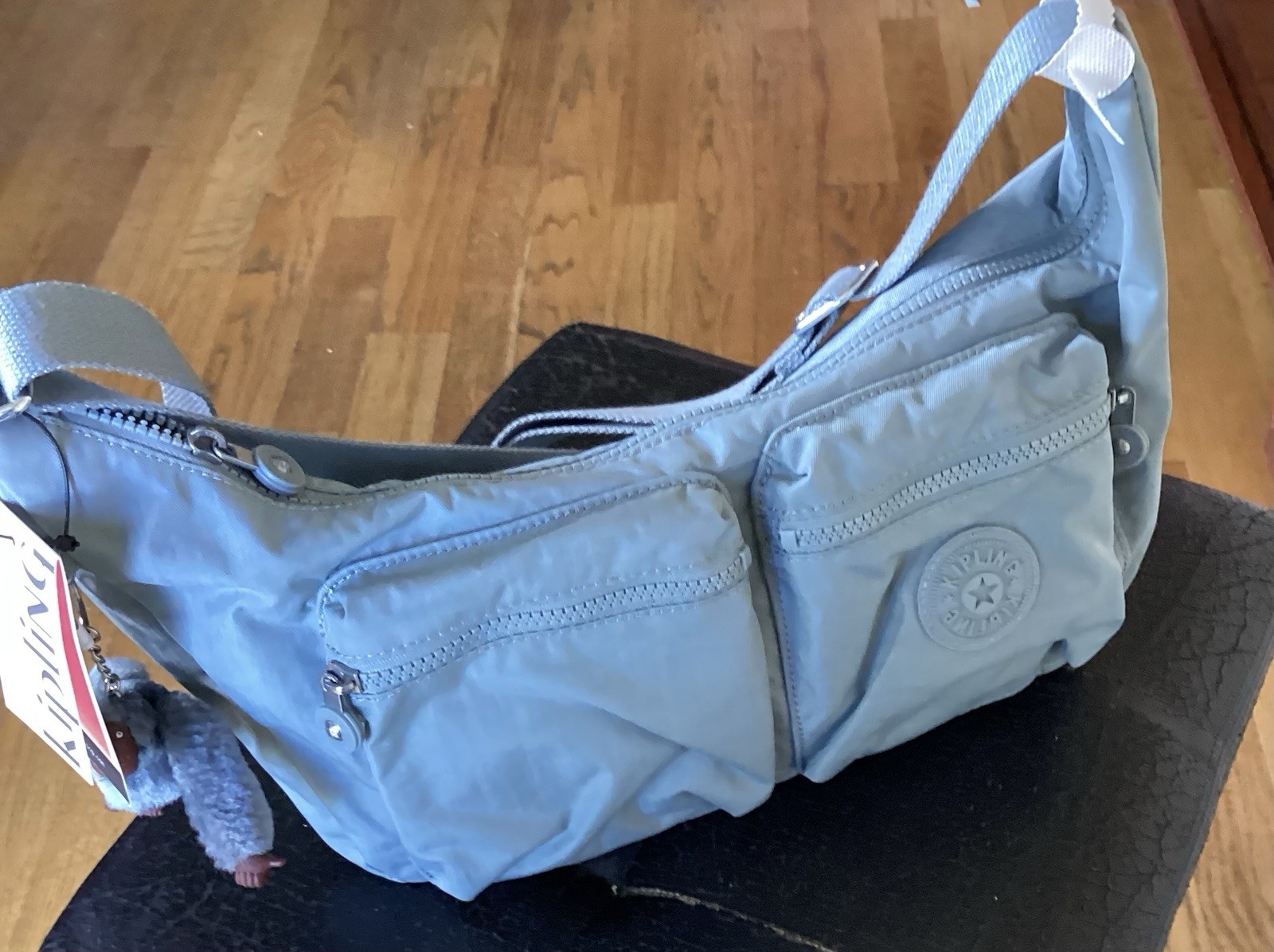 Kipling Jericho Crossbody Bag in Relaxed Grey