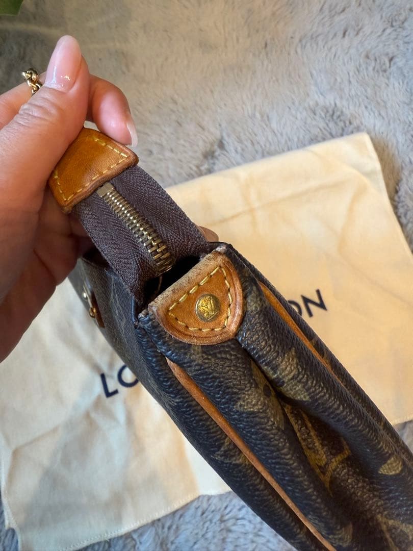 LOUIS VUITTON Monogram Eva Shoulder Bag M95567 LV Auth