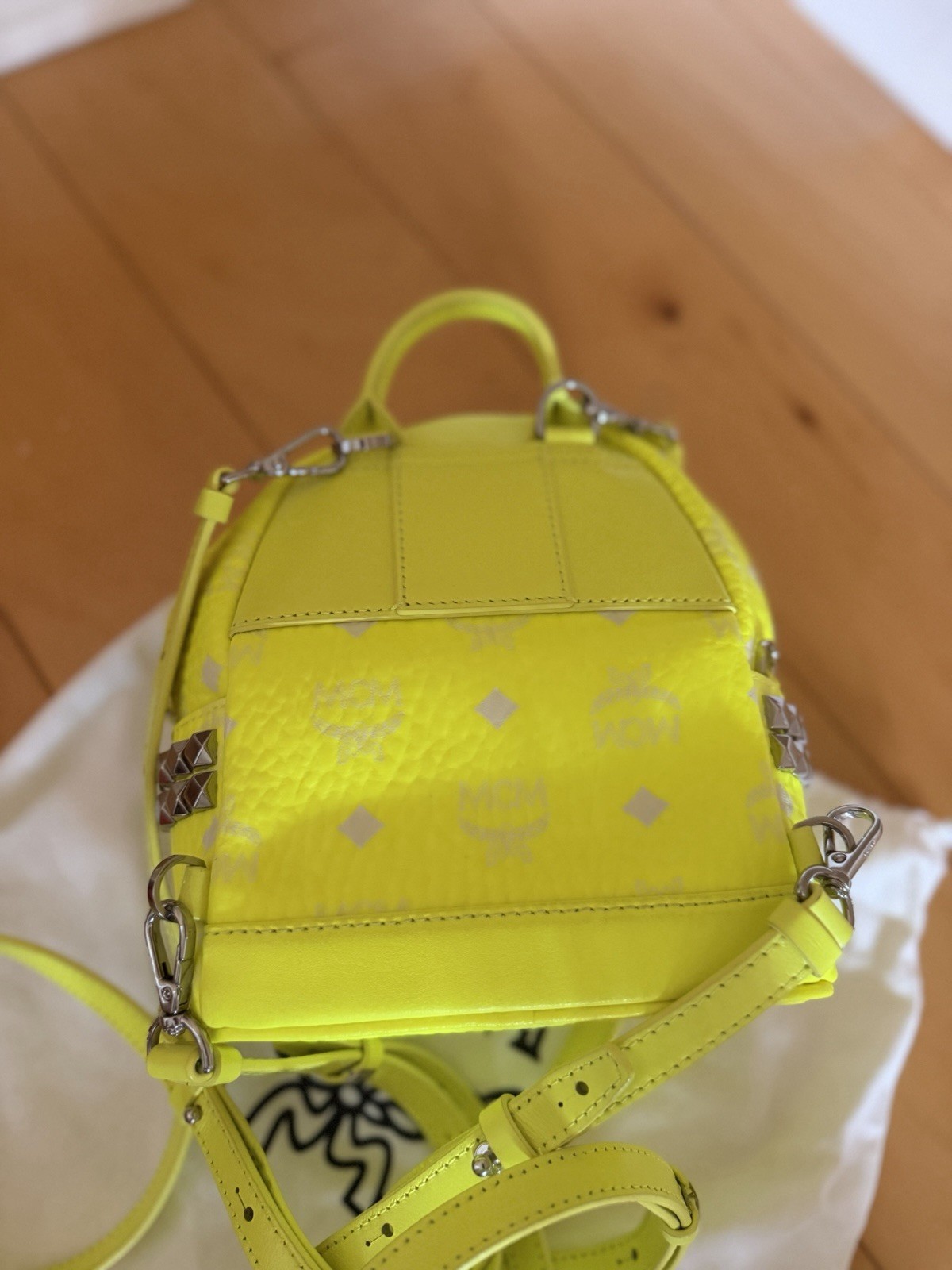 Authentic MCM Stark Bebe Boo X-Mini Backpack