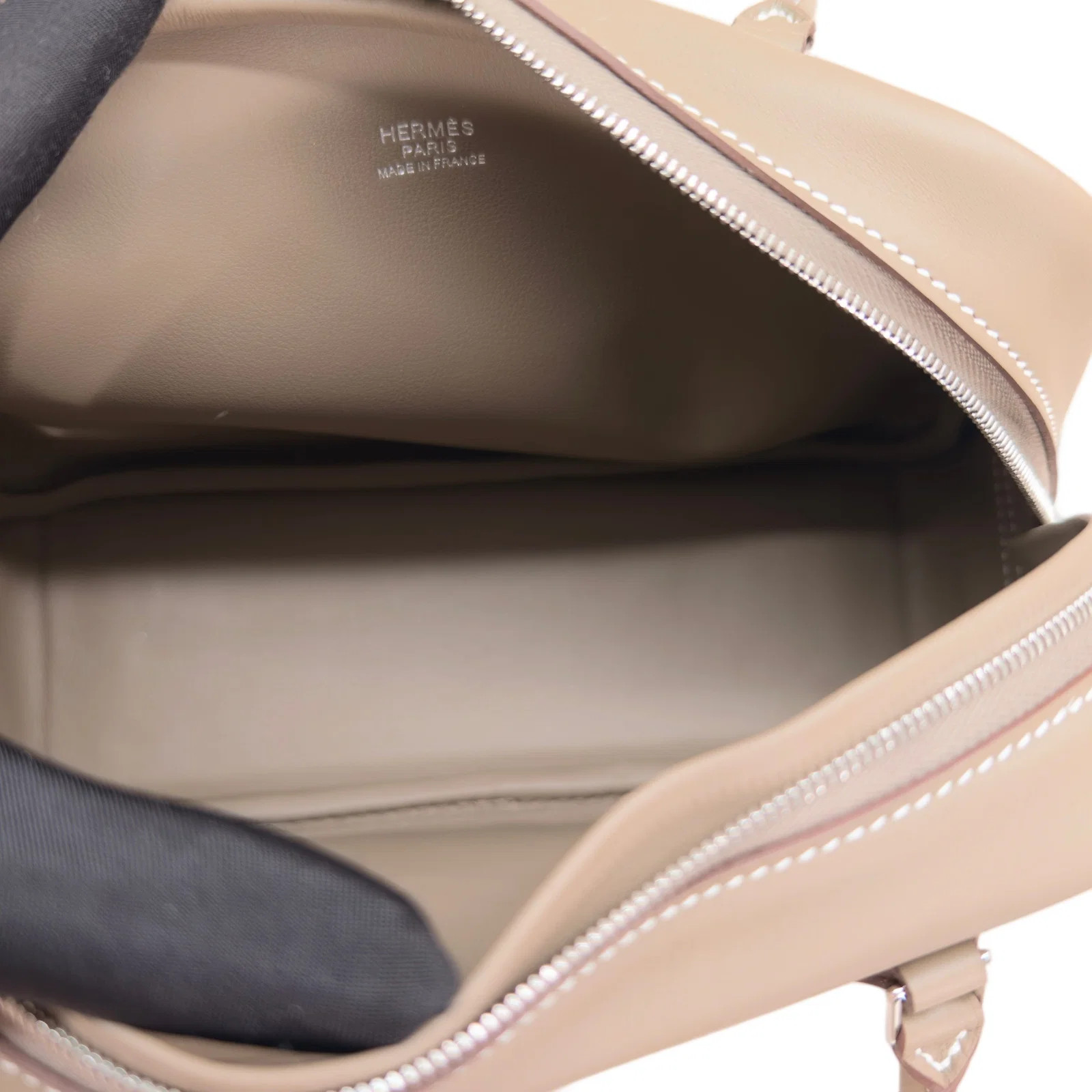 Hermes Plume 20 18 Etoupe Swift (zz072926g5r)