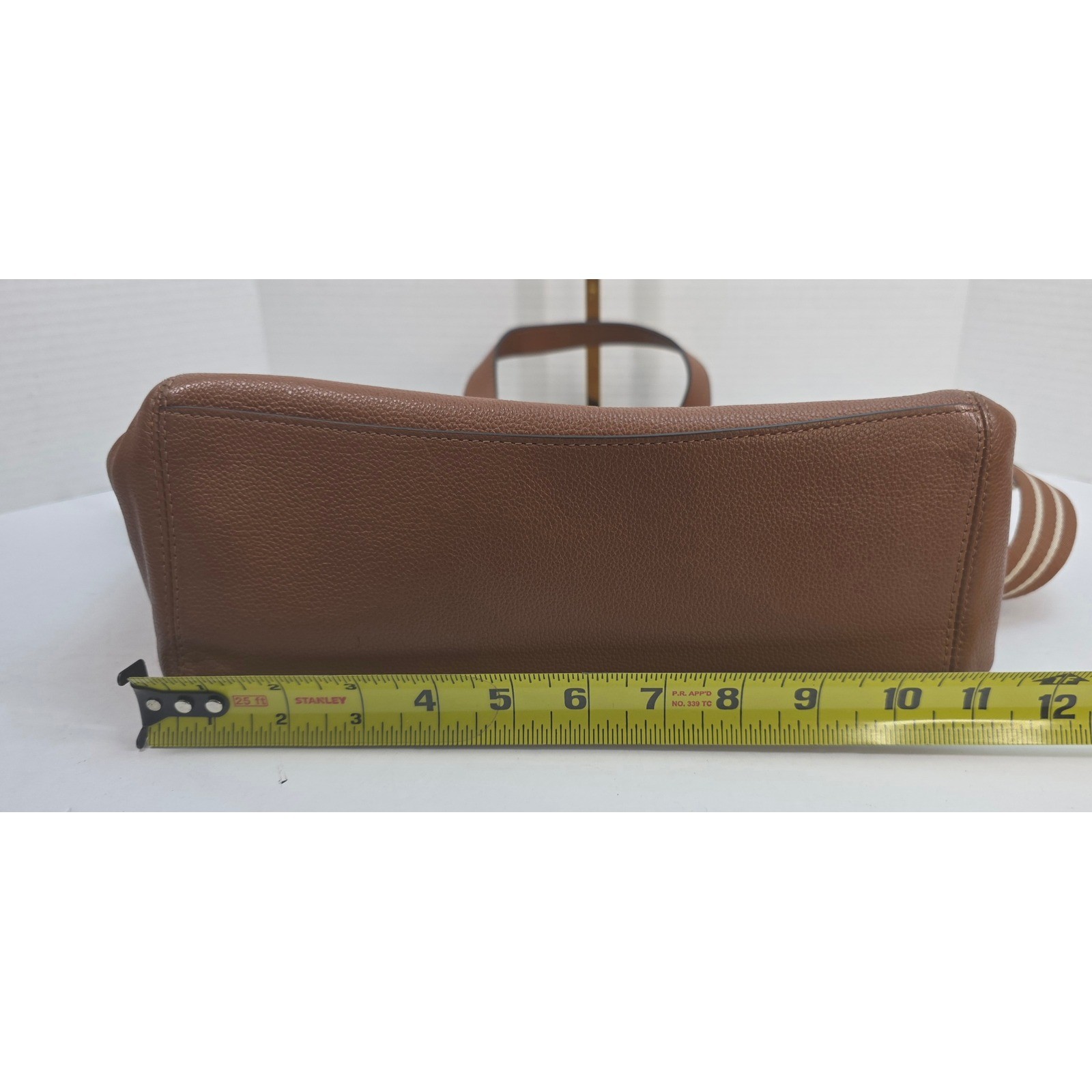 Kate Spade Rosie Satchel Pebbled leather Brown Crossbody Bag