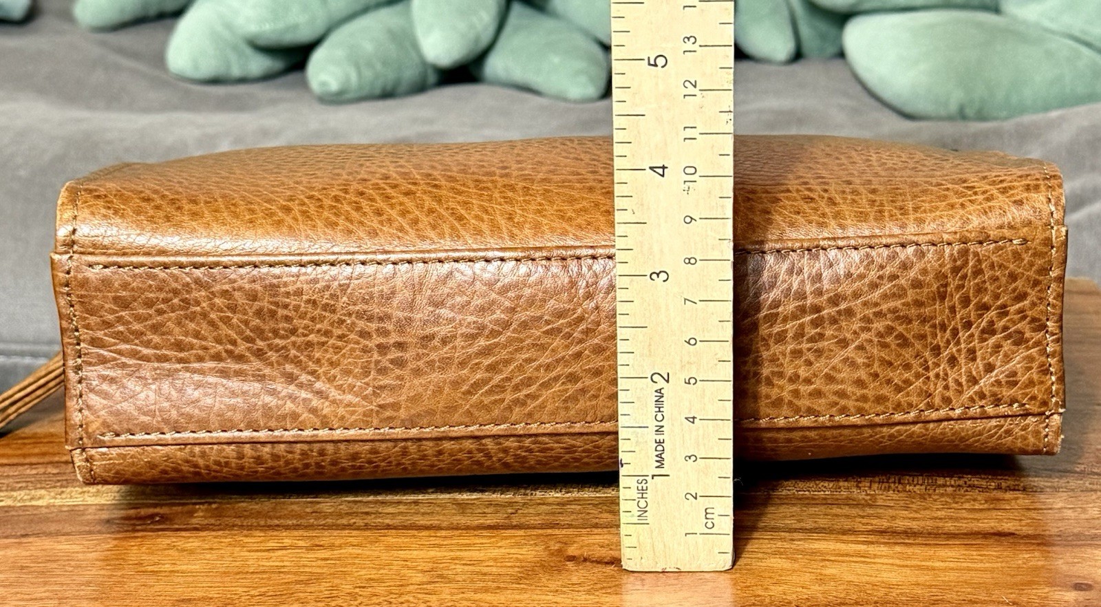 RARE East Woody Leather Executive Clutch