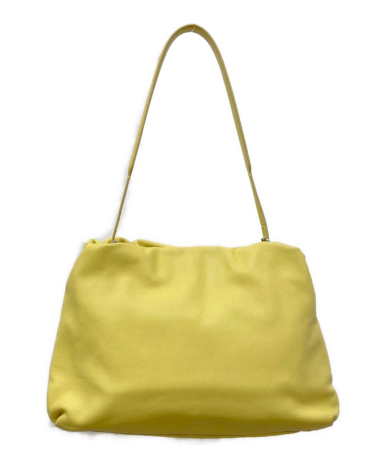 Auth THE ROW Leather BOURSE BAG Shoulder Handbag Yellow Women’s W1307 L95