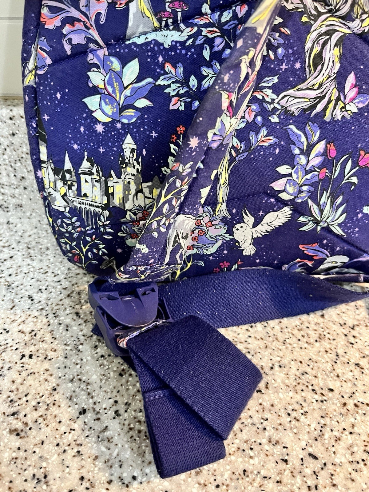 Vera Bradley Harry Potter FORBIDDEN FOREST Sling Backpack Purse Bag Purple