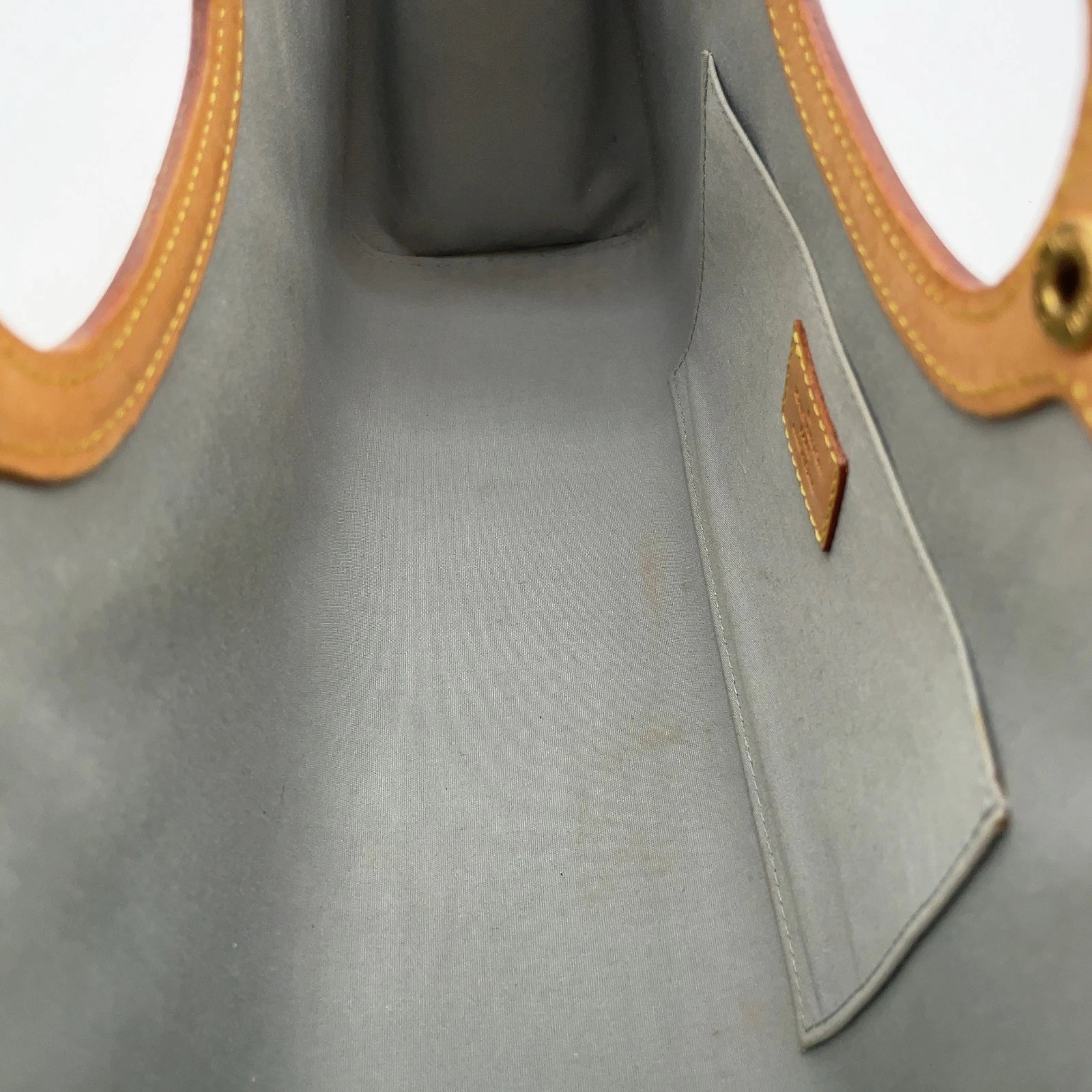 Authentic Louis Vuitton Yellow Vernis Roxbury Drive With Dust bag