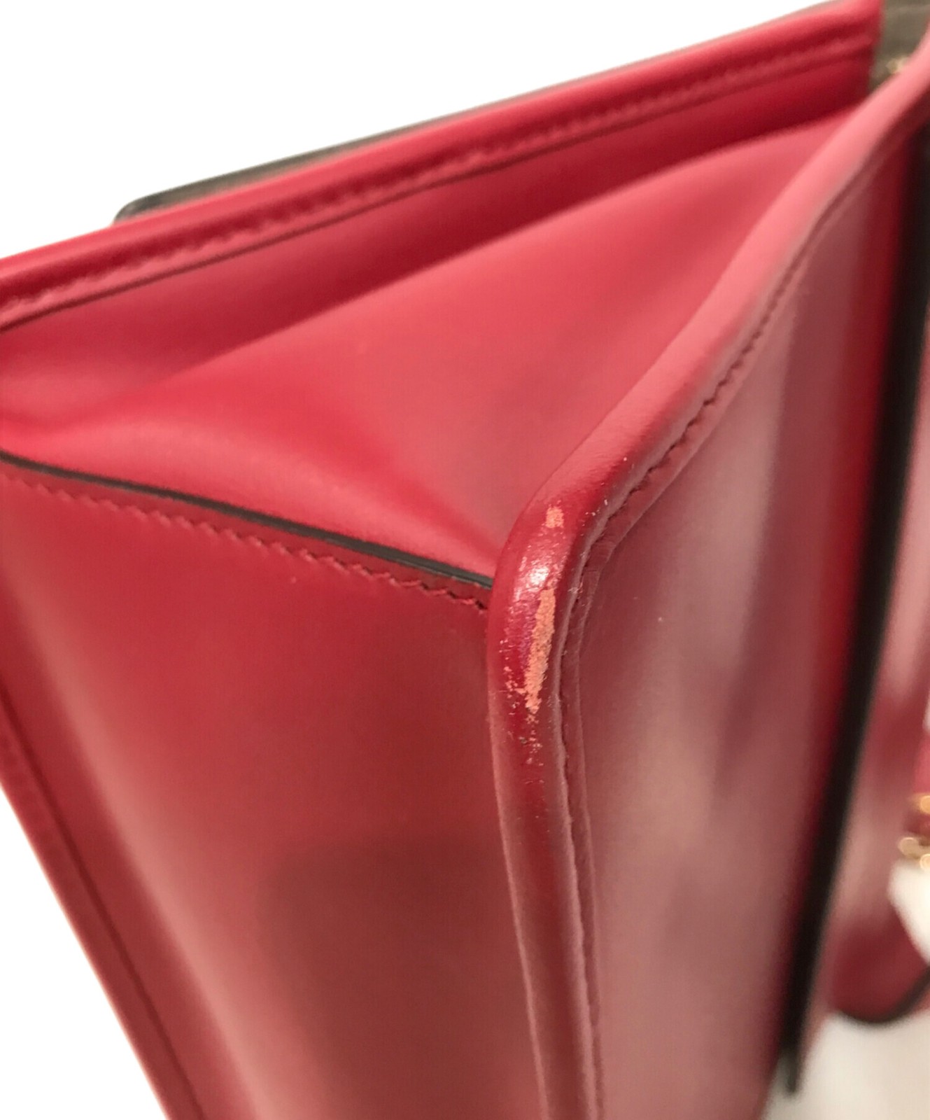 Fendi 2-Way 8BT284 Red Shoulder Bag #TFB4231