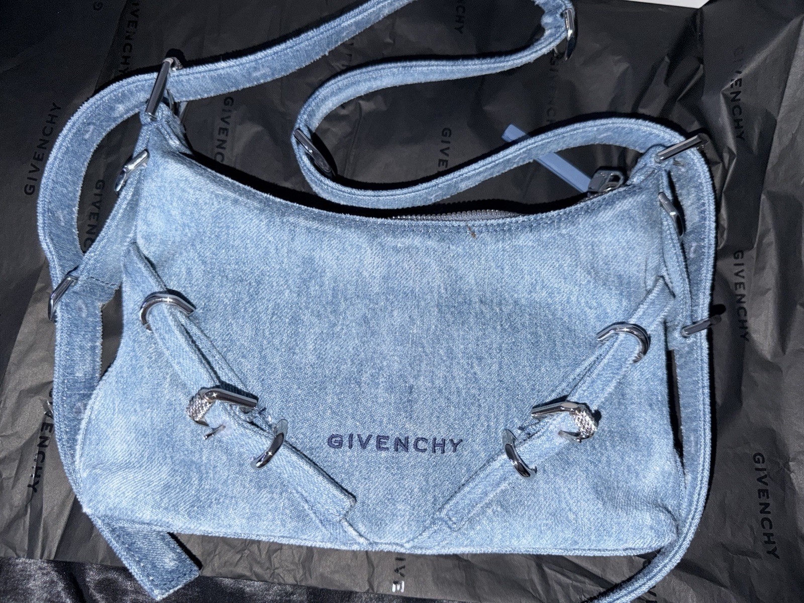 Givenchy mini Voyou shoulder bag Medium , Blue