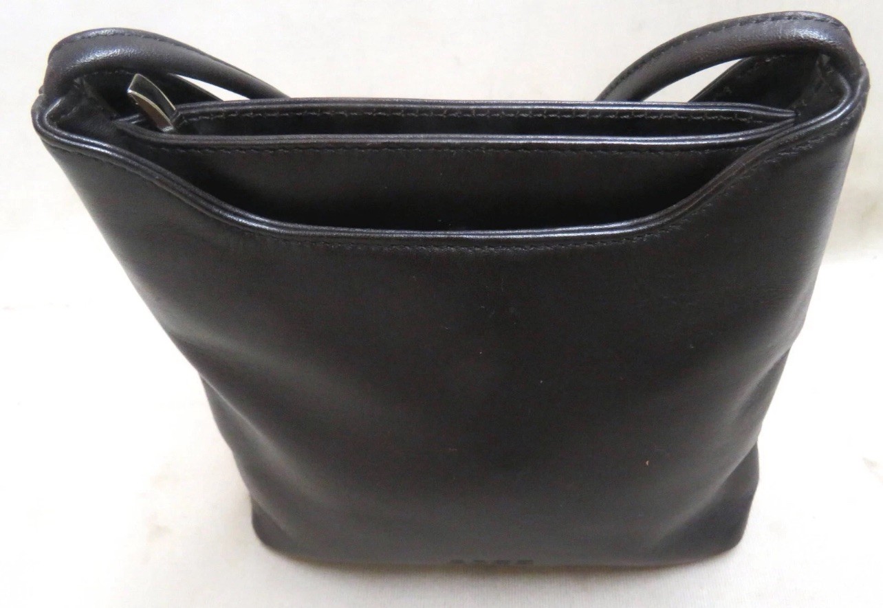 BREE Handbag Leather Crossbody Bag Black (German Brand)