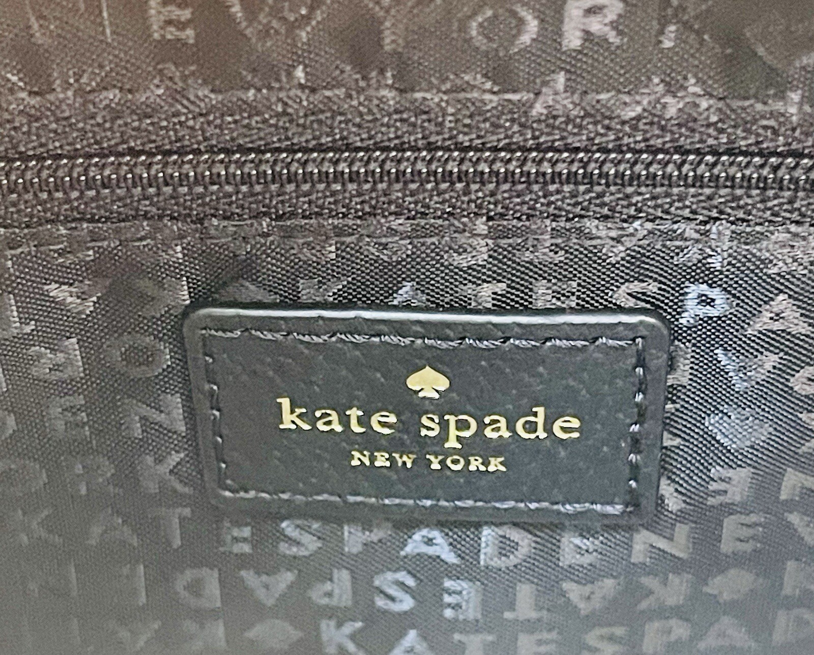 NEW KATE SPADE Grove Street Caley Satchel WKRU4257 Black And White Free Ship