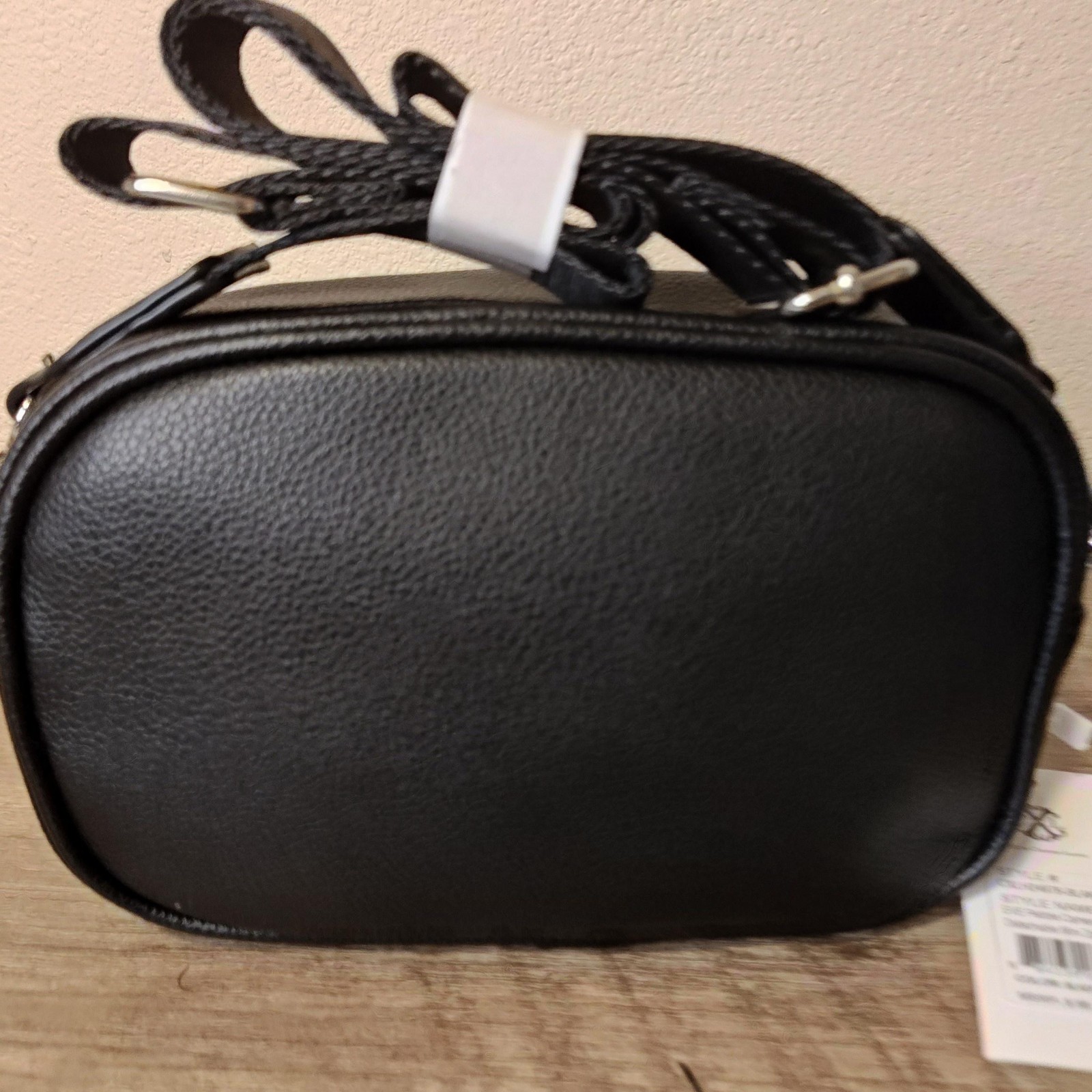 CXL by Christian Lacroix Camera Bag Womens Black Eve Pebble Detachable Mini Zip
