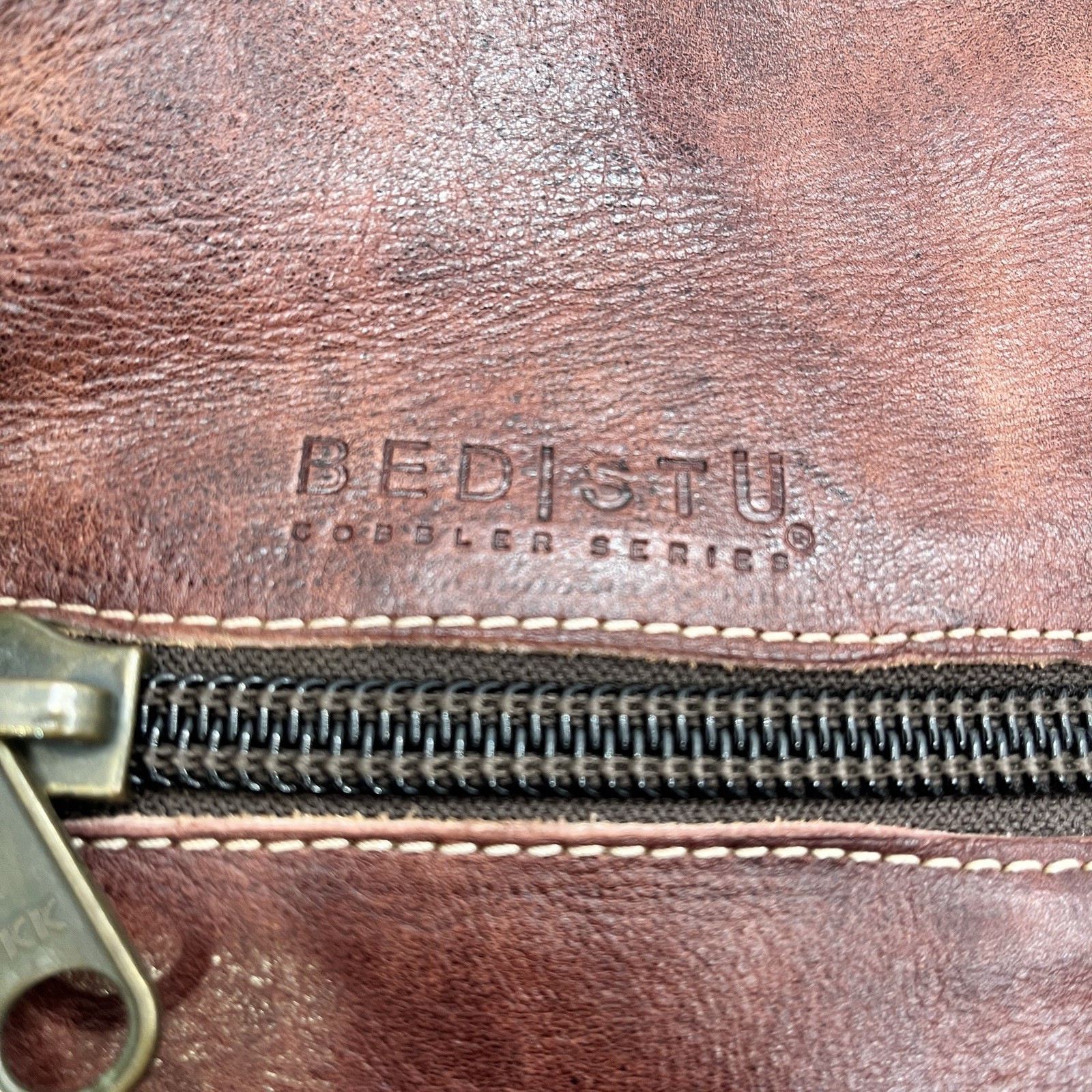 Bed Stu Leather Venice Beach Crossbody Bag Rustic Brown Boho