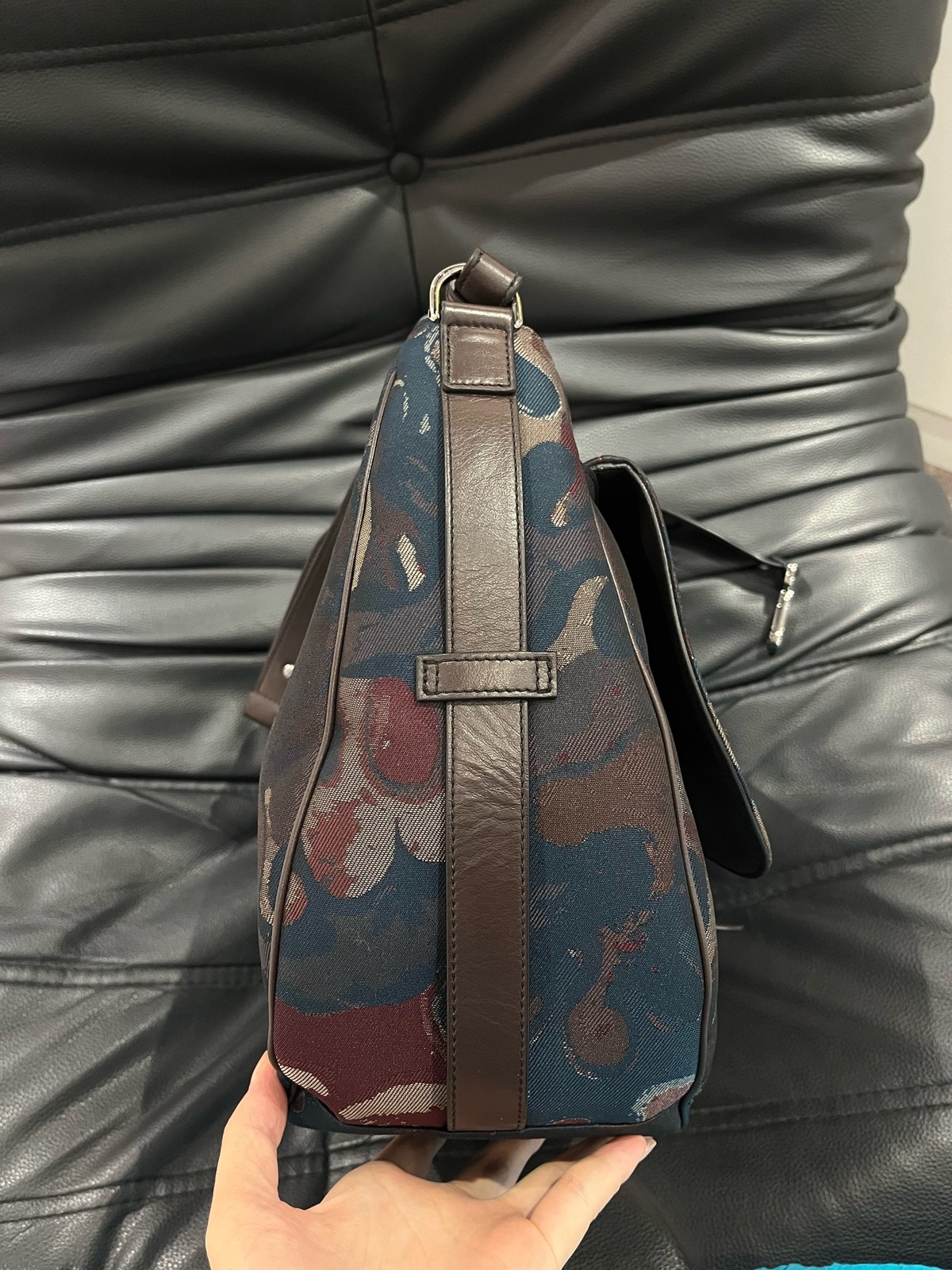 Dior Saddle Normal Multicolor Camouflage Jacquard Canvas Shoulder/Crossbody Bag