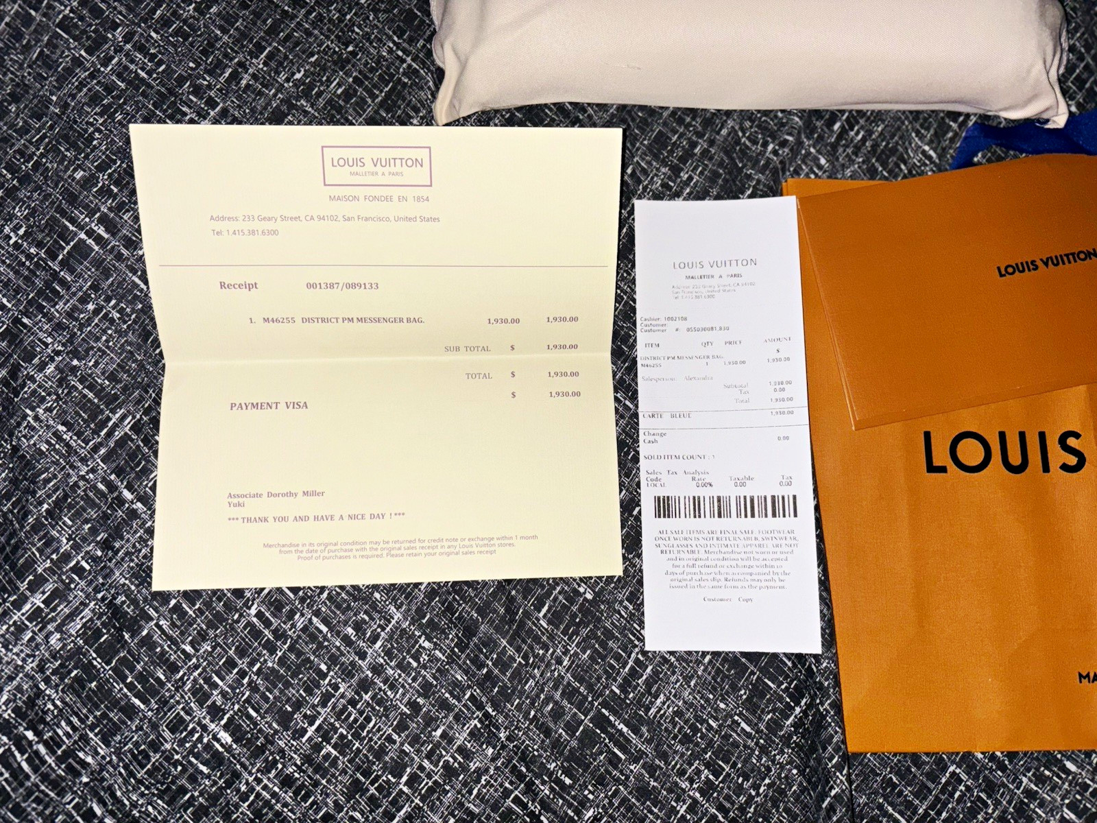 Louis Vuitton District PM Monogram Eclipse Black/Gray Messenger Bag