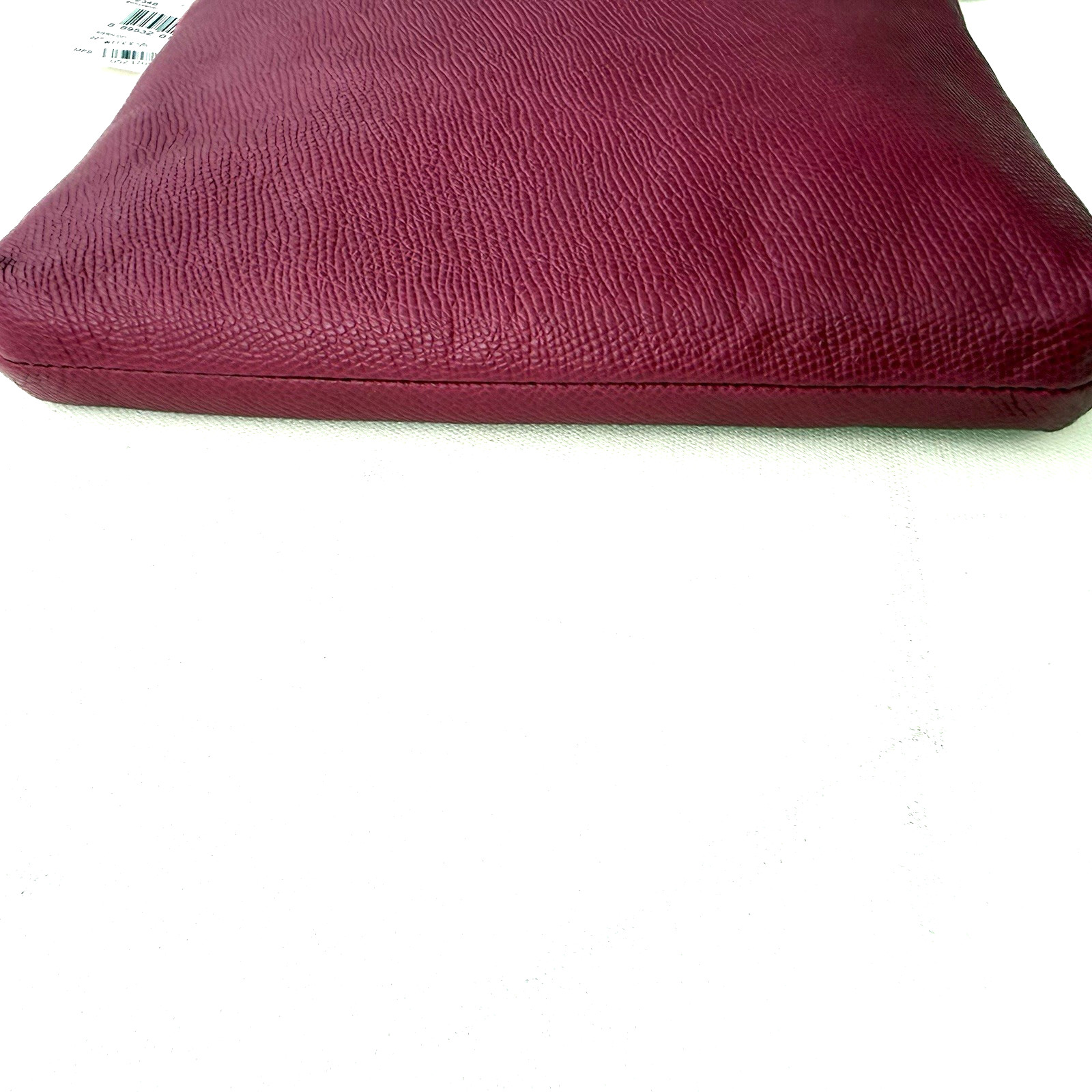 NWT Coach Embossed Texture Leather North South File Bag Crossbody 52348 Cyclemen