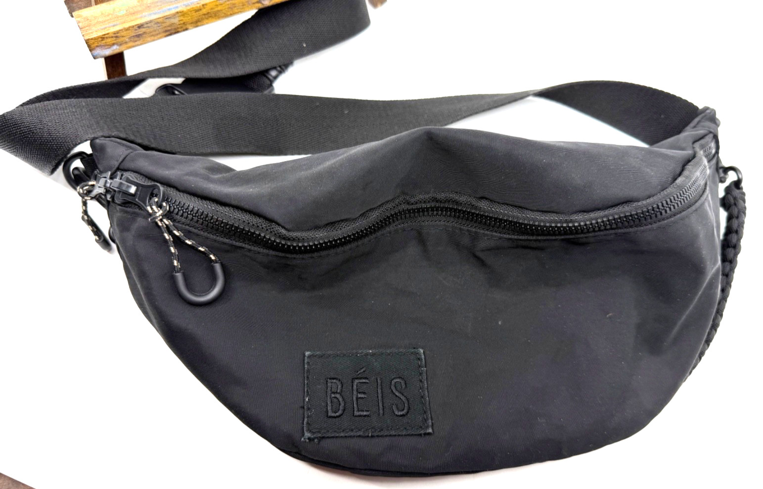 BEIS The Sport Pack in Black Fanny Pack Crossbody Bag durable nylon construction